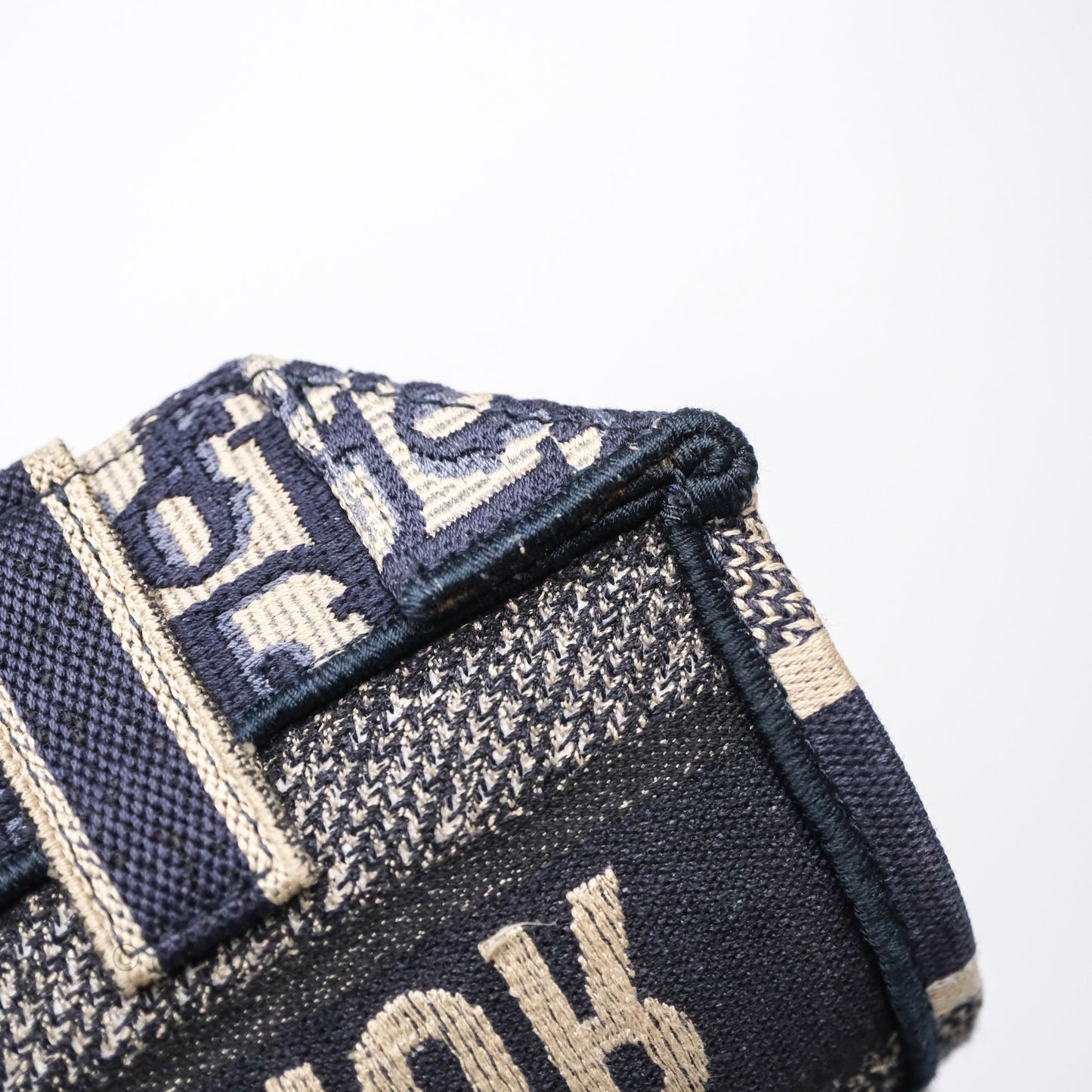 Christian Dior Medium DiorCamp Messenger Bag Oblique Embroidery Blue