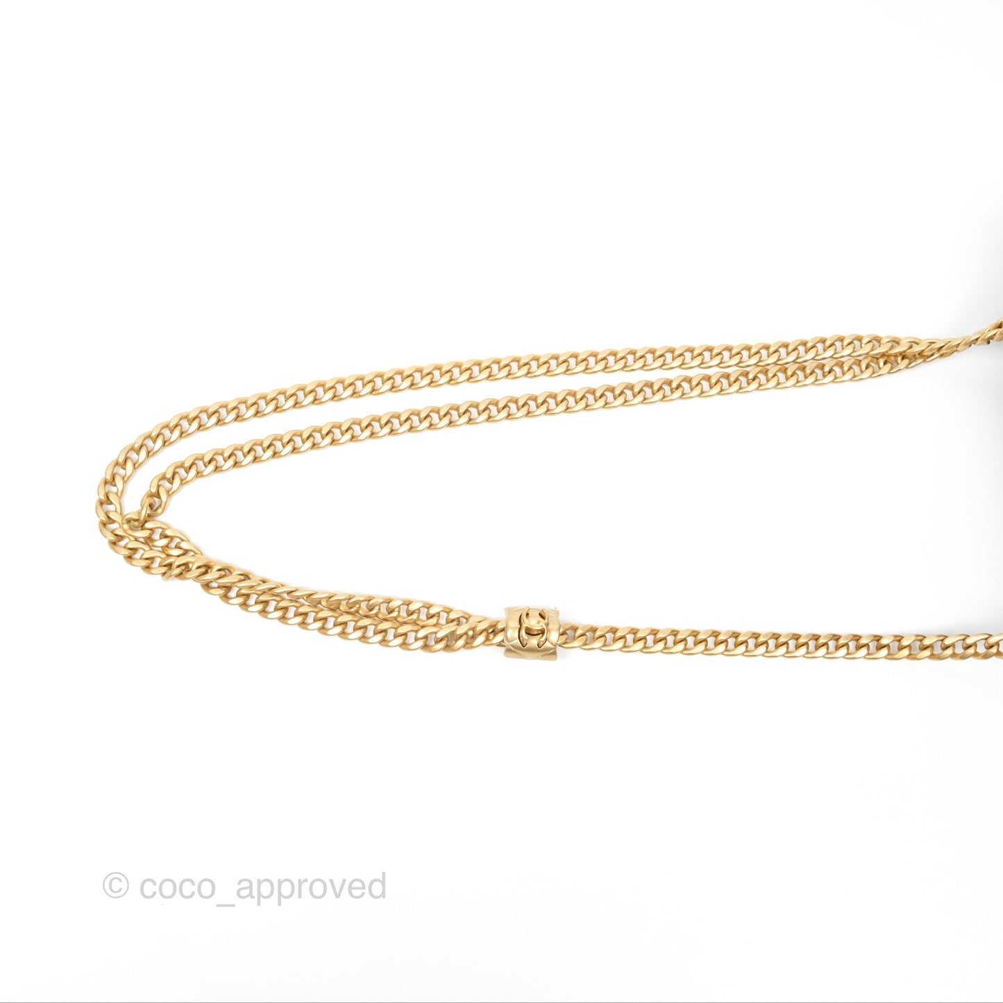Chanel All Slide Vanity with Adjustable Chain Black Lambskin Aged Gold Hardware