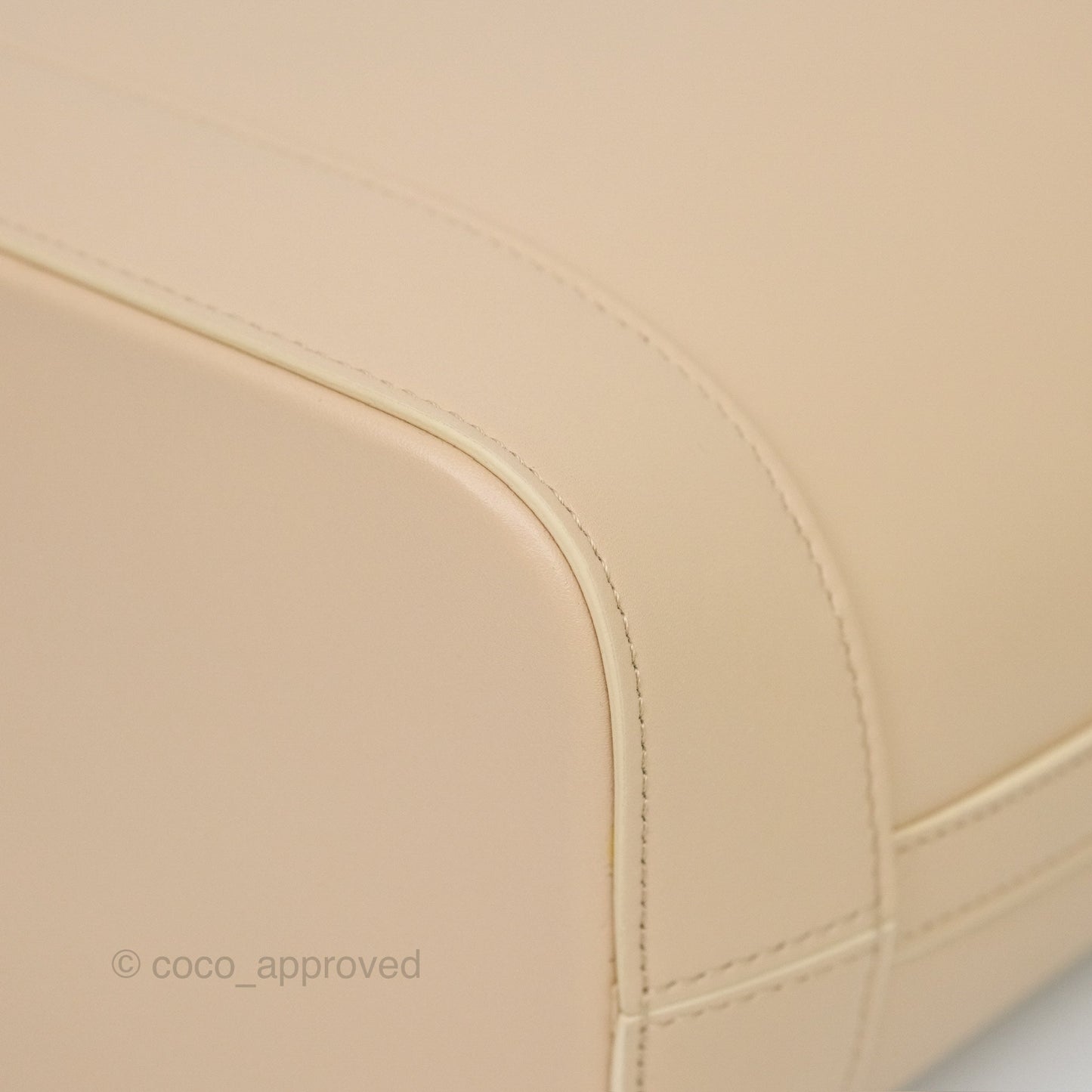 Celine Small Bucket Cuir Triomphe Calfskin Nude