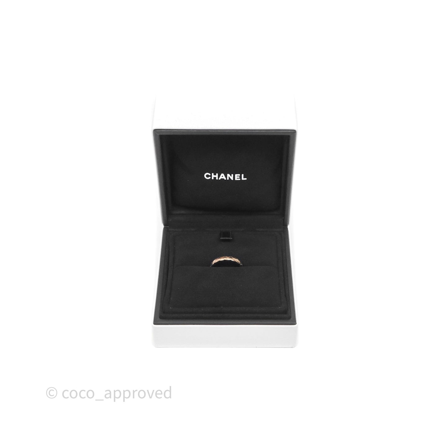 Chanel Coco Crush Ring 18K Beige Gold Size 51