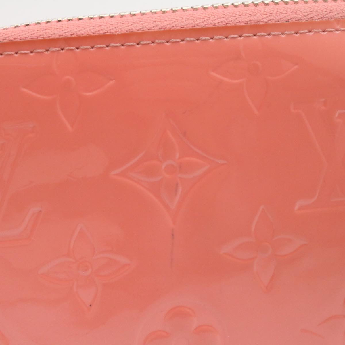 LOUIS VUITTON Monogram Vernis Zippy Wallet Long Wallet Pink M93202 LV 24344