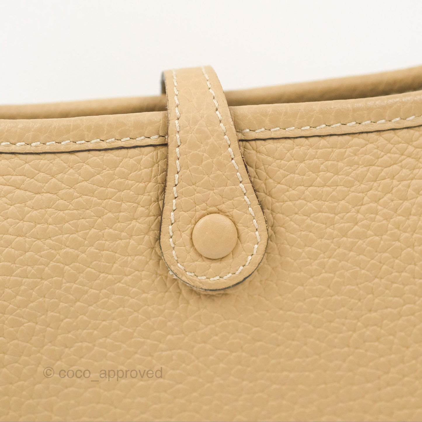 Hermès Mini Evelyne 16 Trench Clemence Palladium Hardware
