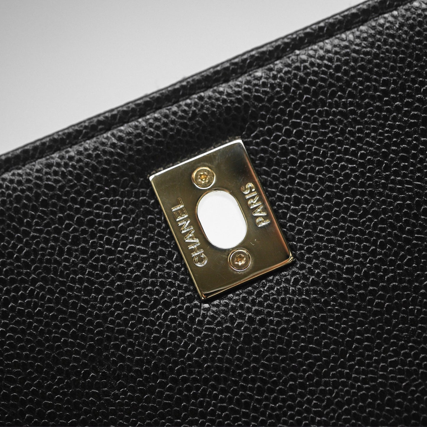 Chanel Quilted Small Business Affinity Flap Black Caviar Gold Hardware