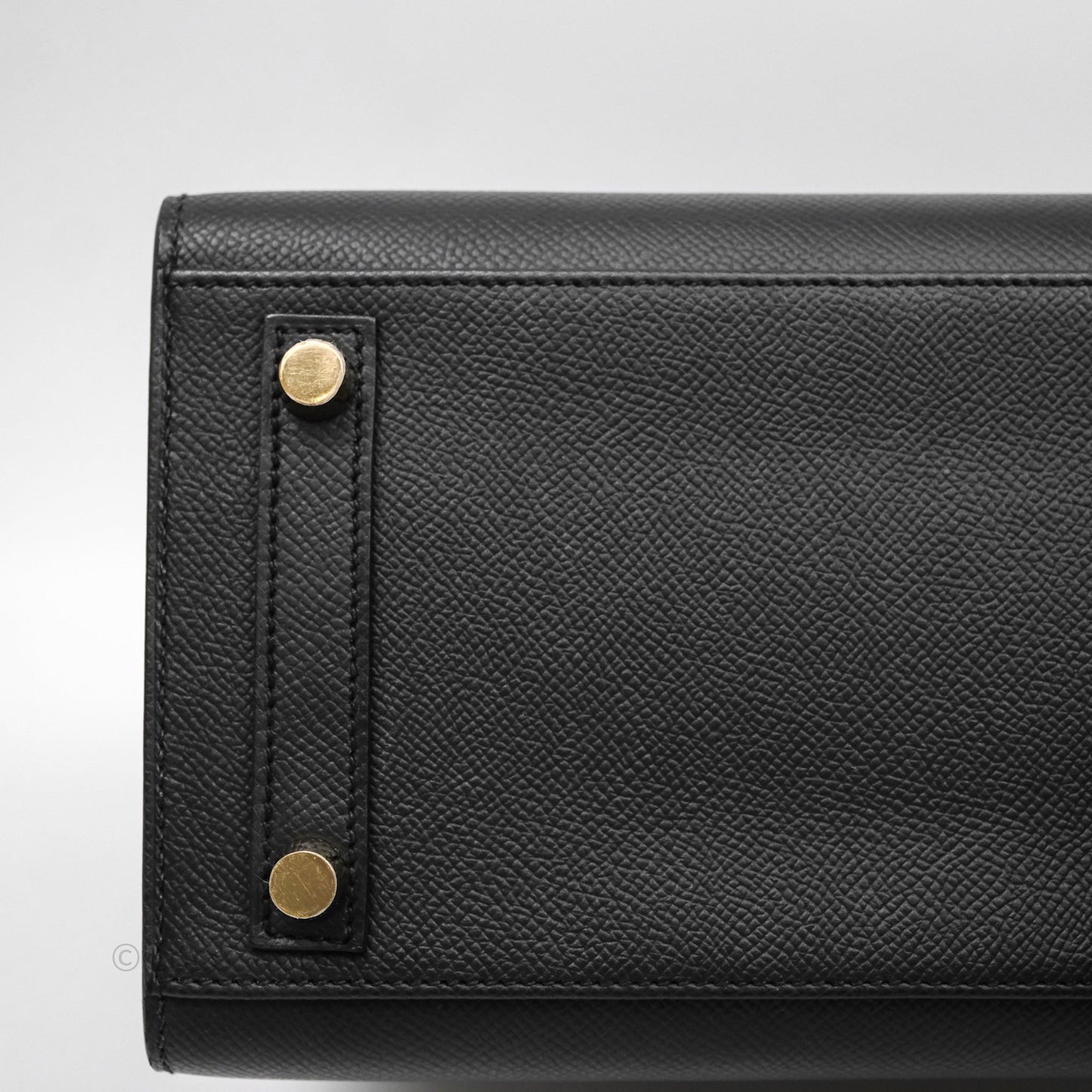 Hermès Birkin Sellier 25 Noir 89 Epsom Gold Hardware