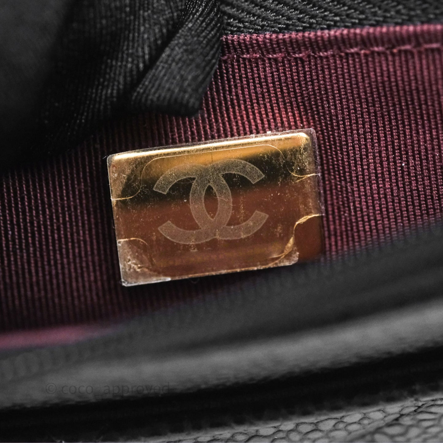 Chanel Classic Quilted Wallet On Chain WOC Black Caviar Gold Hardware