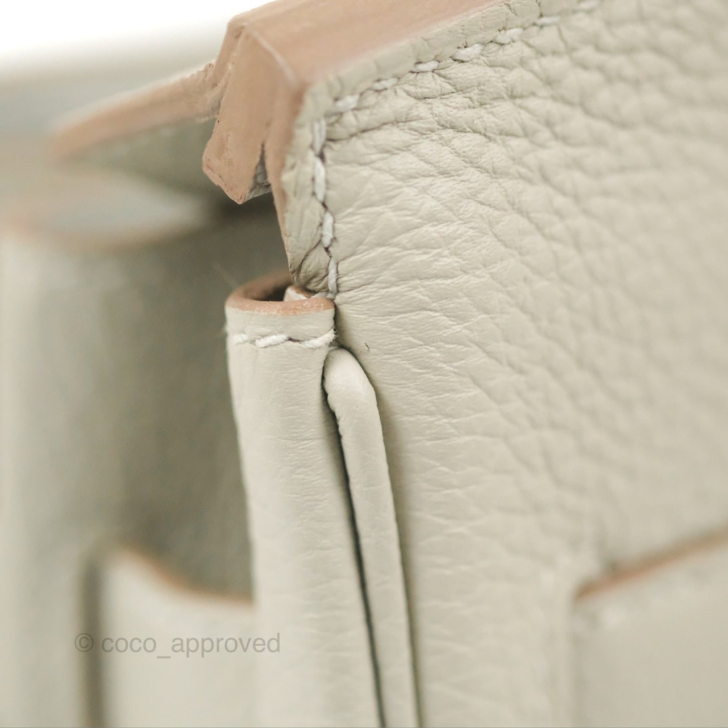 Hermes Birkin 30 Retourne Gris Perle 80 Togo Palladium Hardware