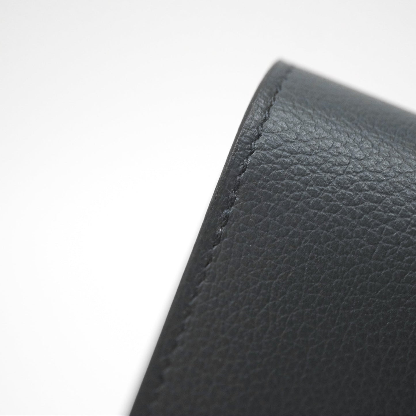 Hermès Constance Slim Wallet Gris Misty / Beige Marfa Evercolor Gold Hardware
