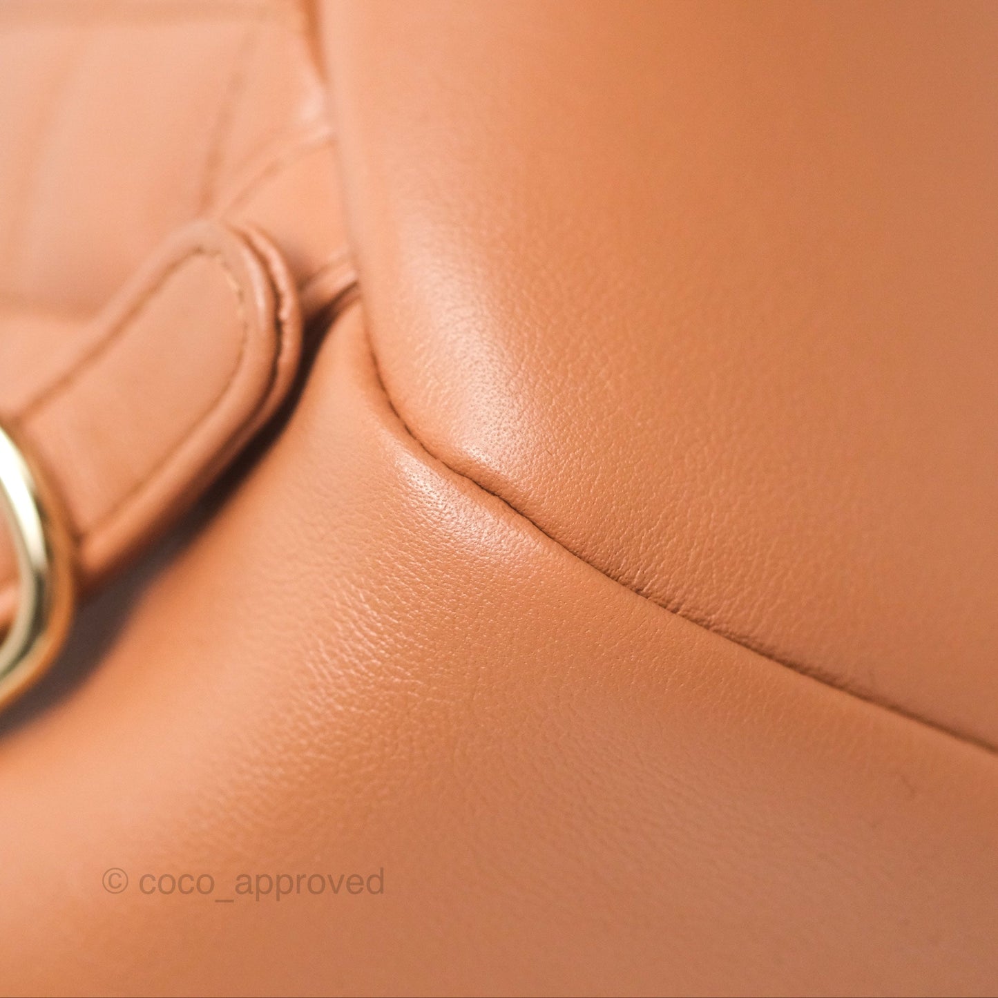 Chanel Small Duma Drawstring Backpack Camel Calfskin 24P