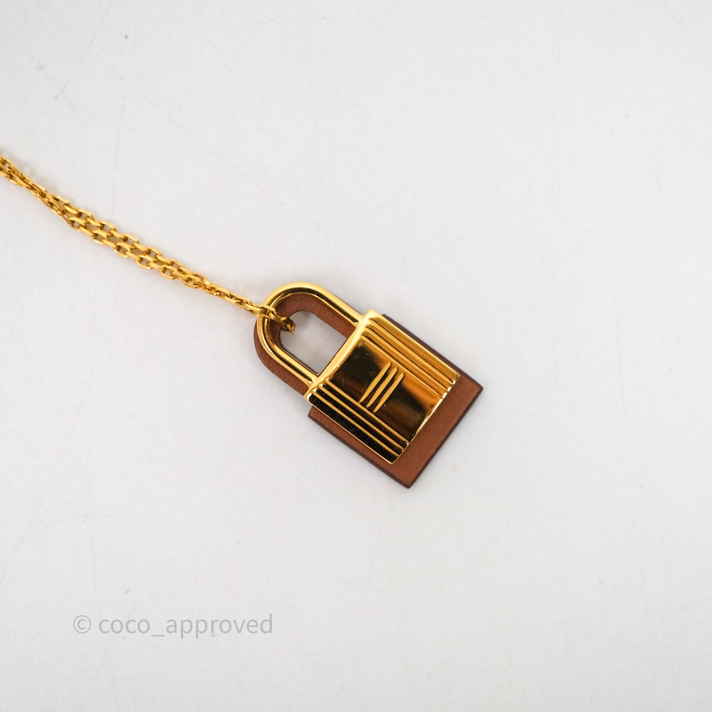 Hermès Small O'Kelly Pendant Gold Swift Gold