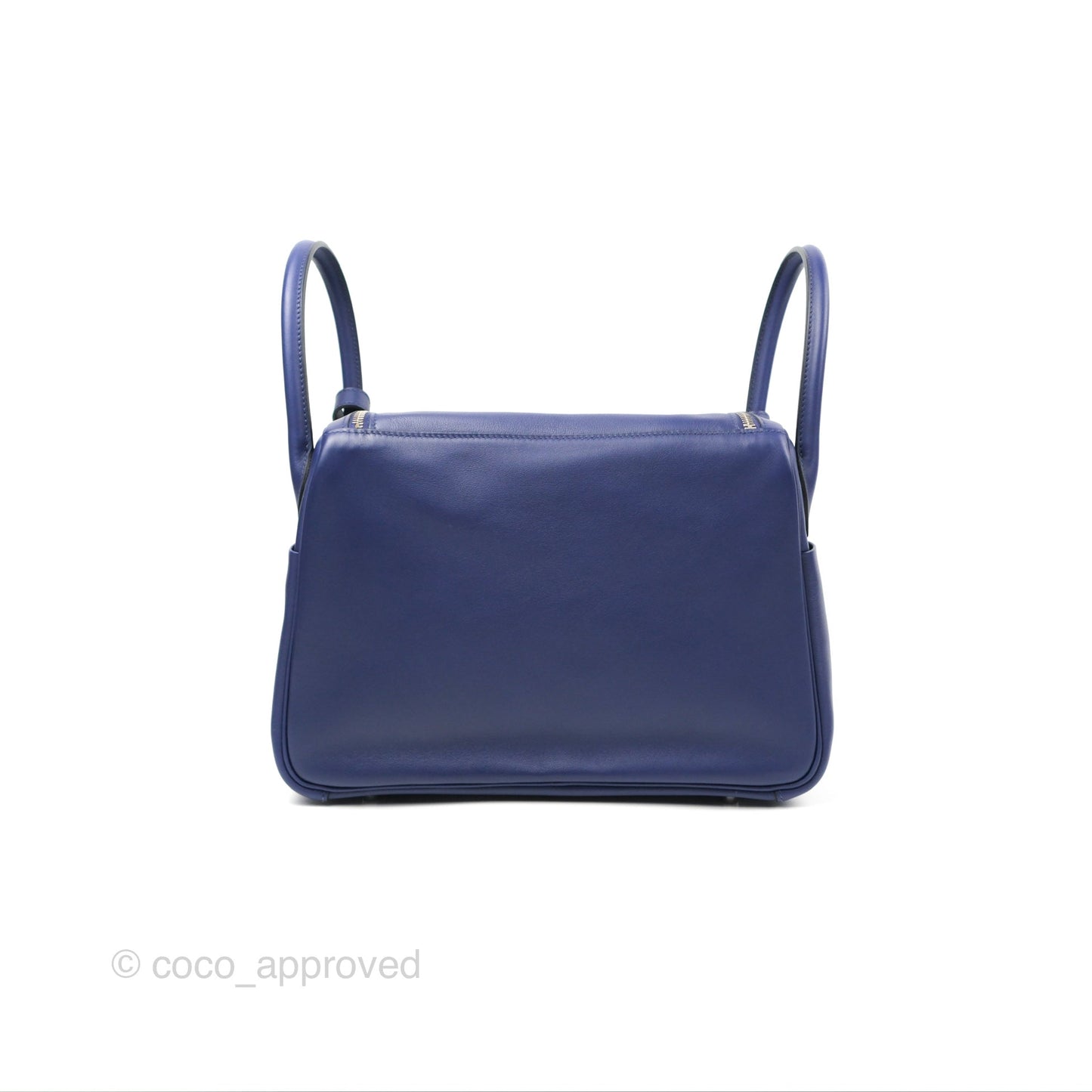 Hermès Lindy Tressage De Cuir 30 Bleu Encre/Brique/Black Swift Palladium Hardware