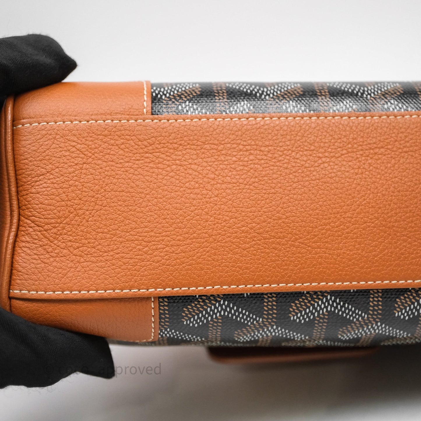 Goyard Saïgon Mini Bag Tan Goyardine Canvas/Chevroches Calfskin