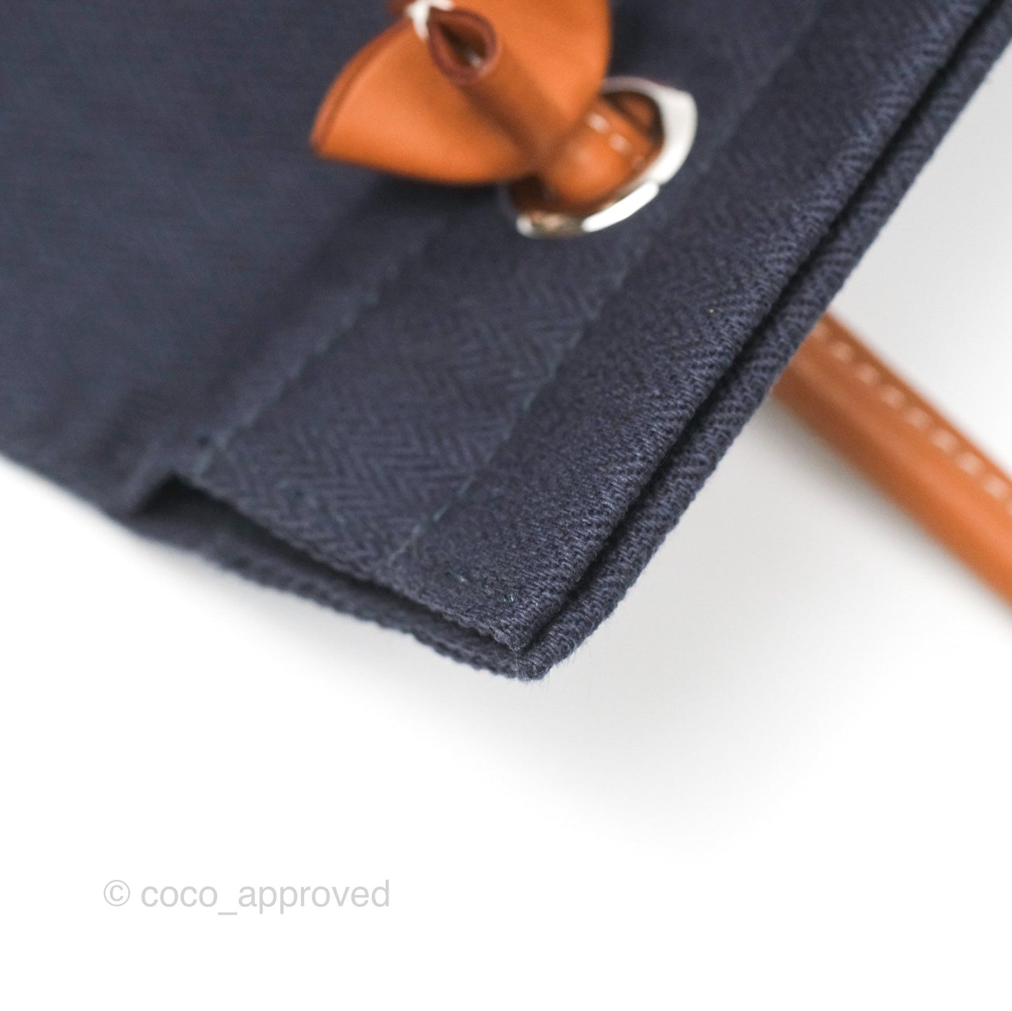 Hermès Aline Canvas Tote Bag