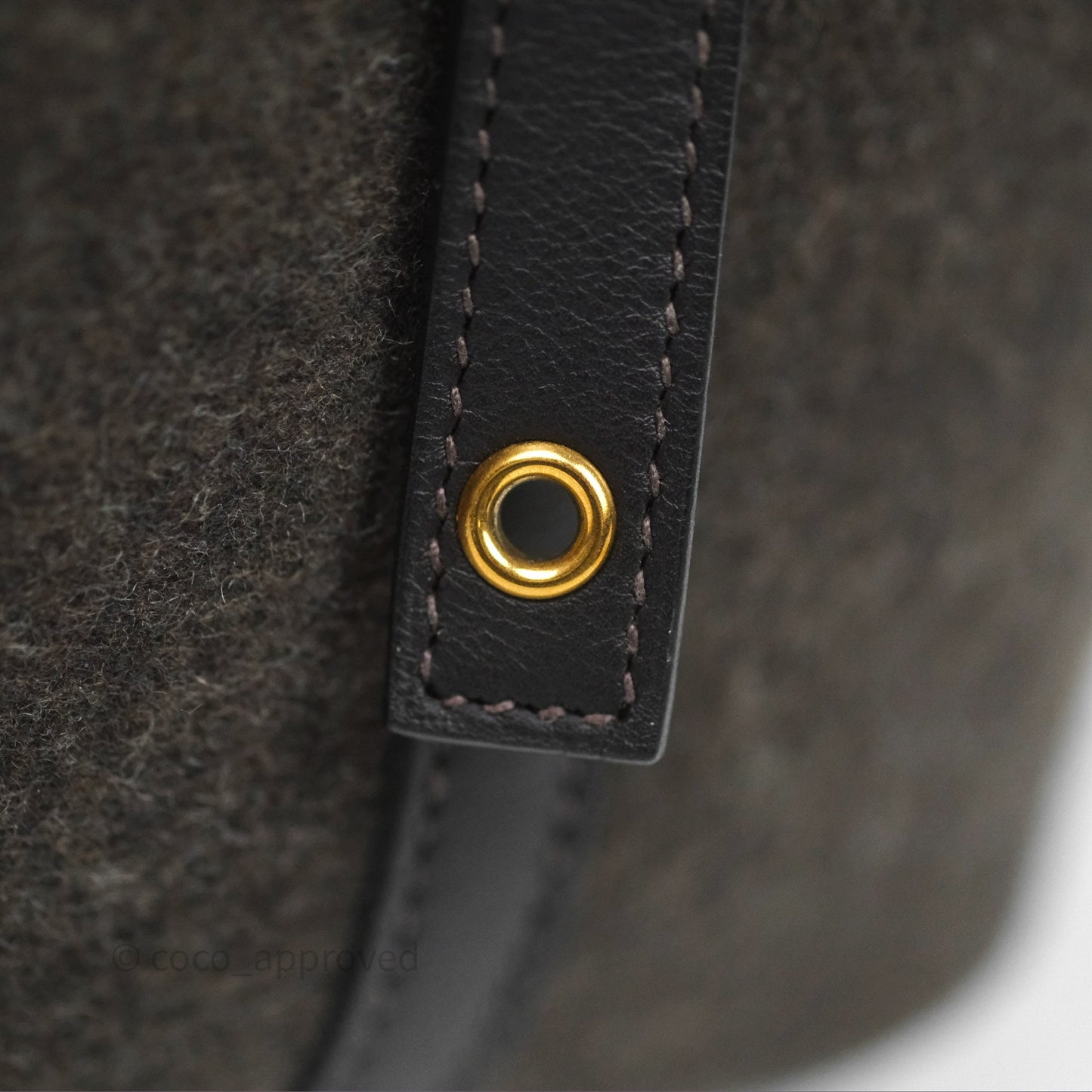 Hermès Picotin 18 Ebene 46 Wool Feutre Swift Gold Hardware