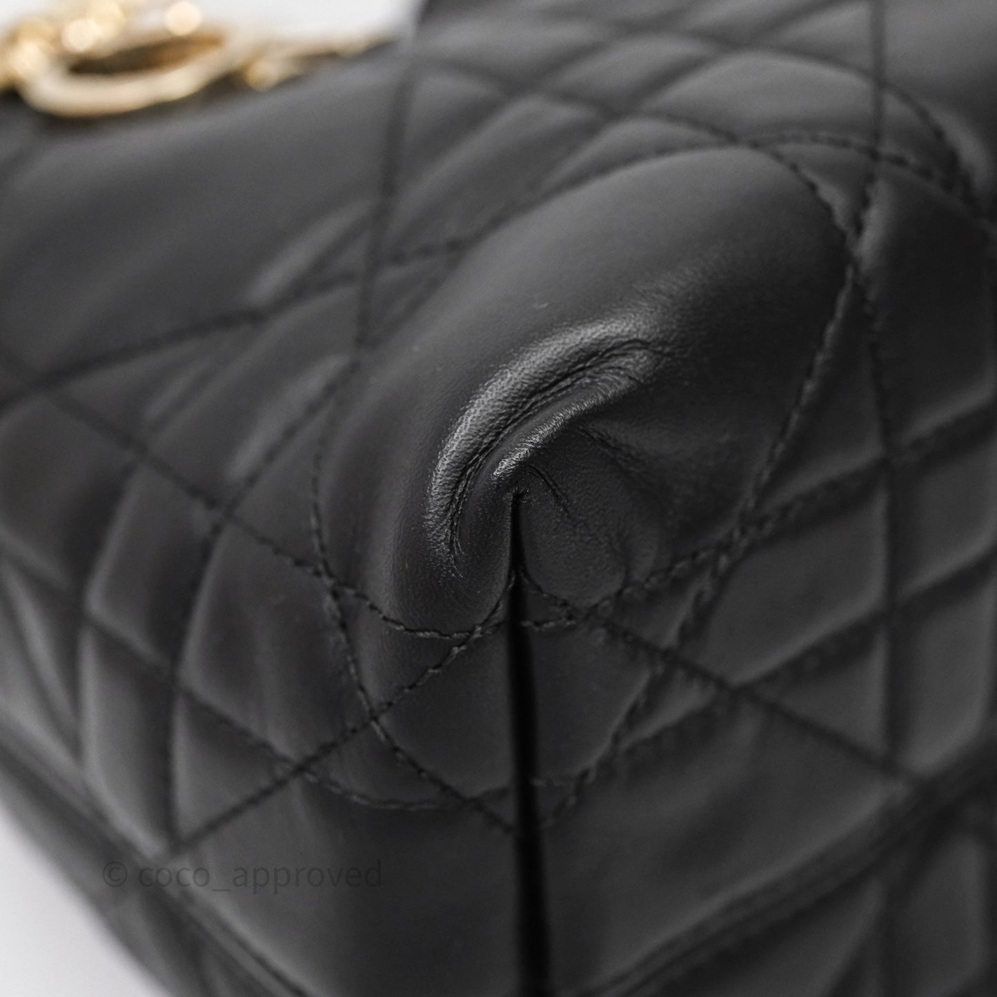 Christian Dior Small Toujours Vertical Tote Bag Black Macrocannage Calfskin Gold Hardware