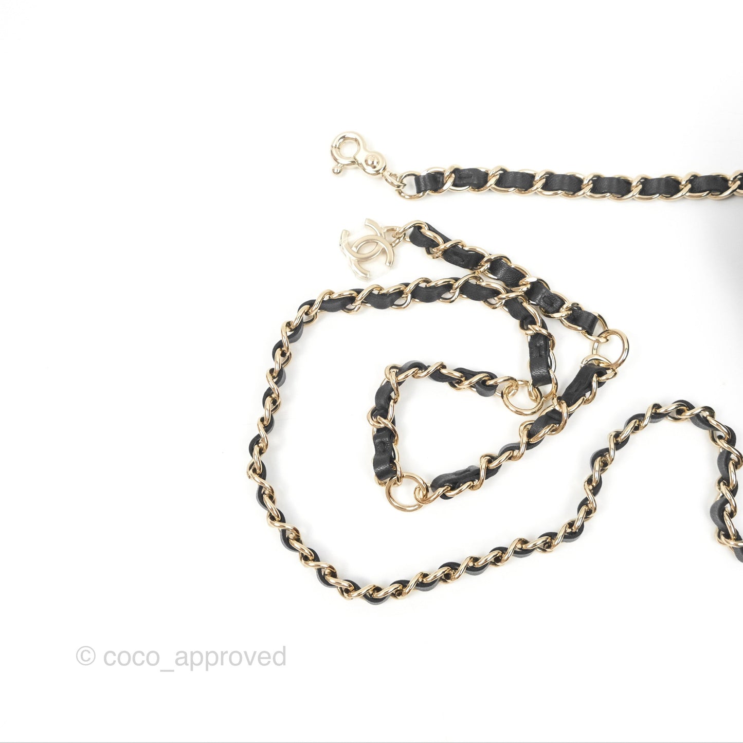 Chanel Mini Heart Belt Bag Black Lambskin Gold Hardware 22S