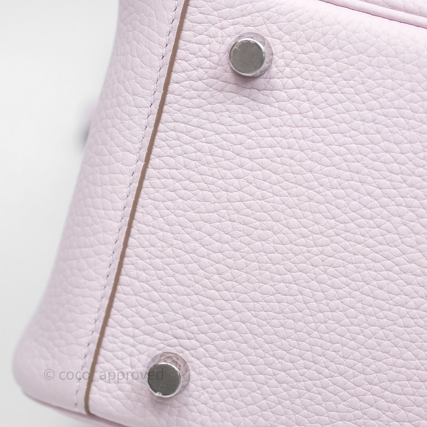 Hermès Lindy 26 Mauve Pale 09 Clemence Palladium Hardware