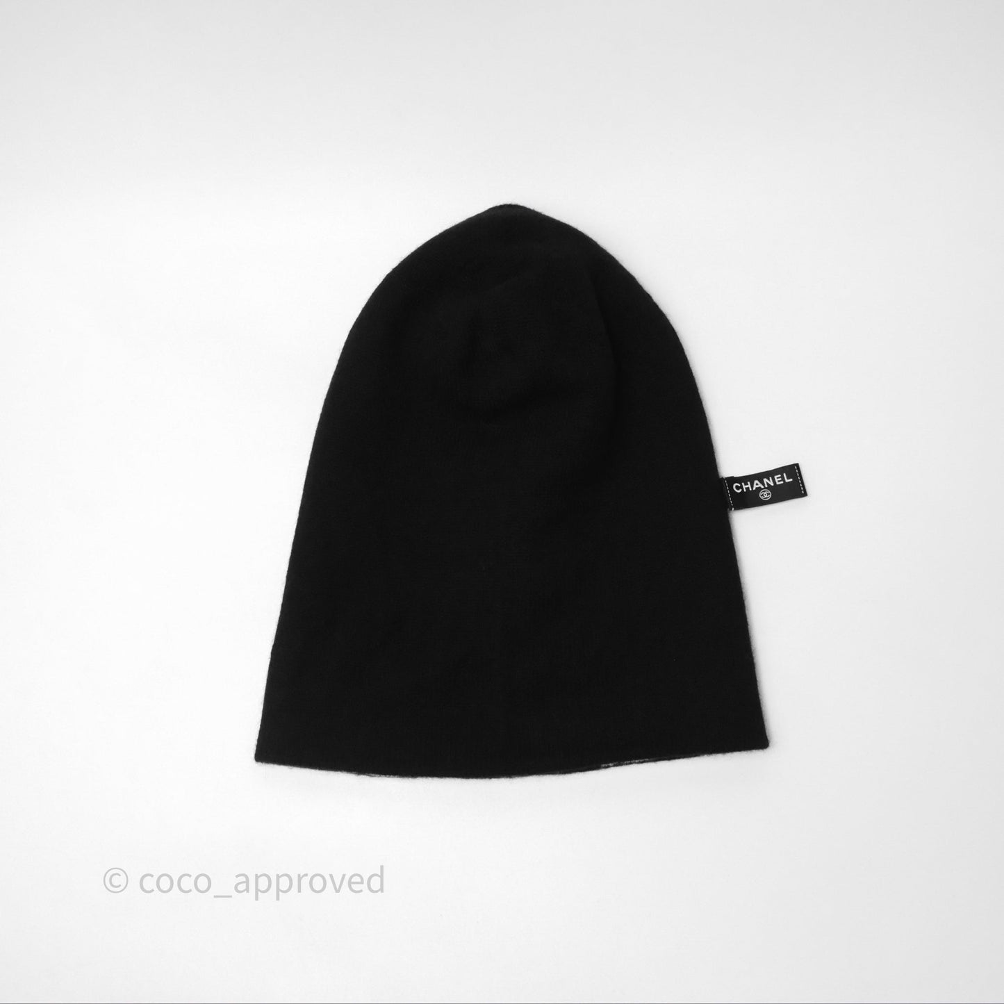 Chanel Cashmere Printed Knit Beanie