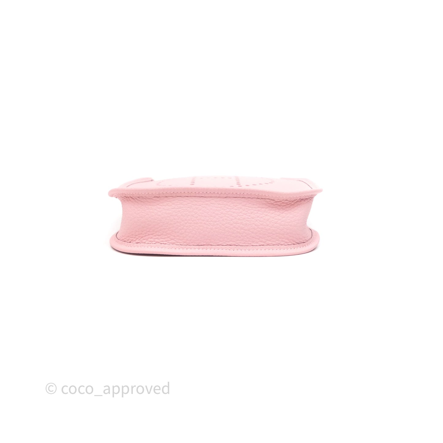 Hermès Mini Evelyne 16 Sakura/Rose Clemence Palladium Hardware