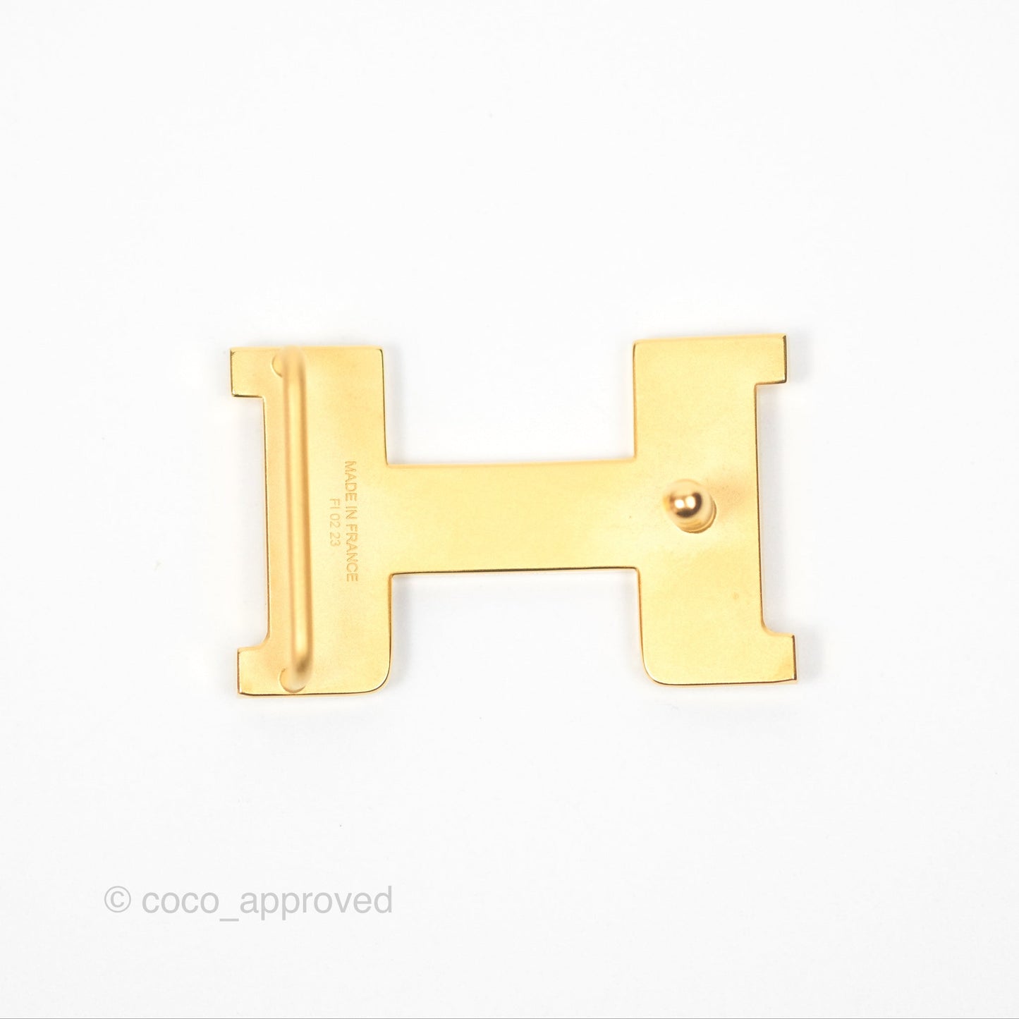 Hermès Constance Belt Buckle & Reversible Leather Strap Size 80