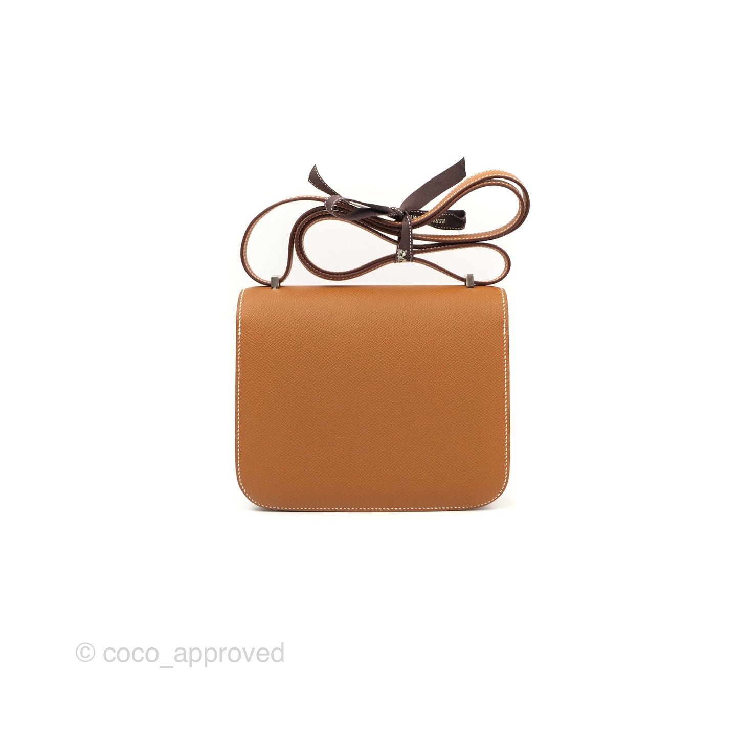 Hermès Constance Mini 18 with Mirror Gold Epsom Palladium Hardware