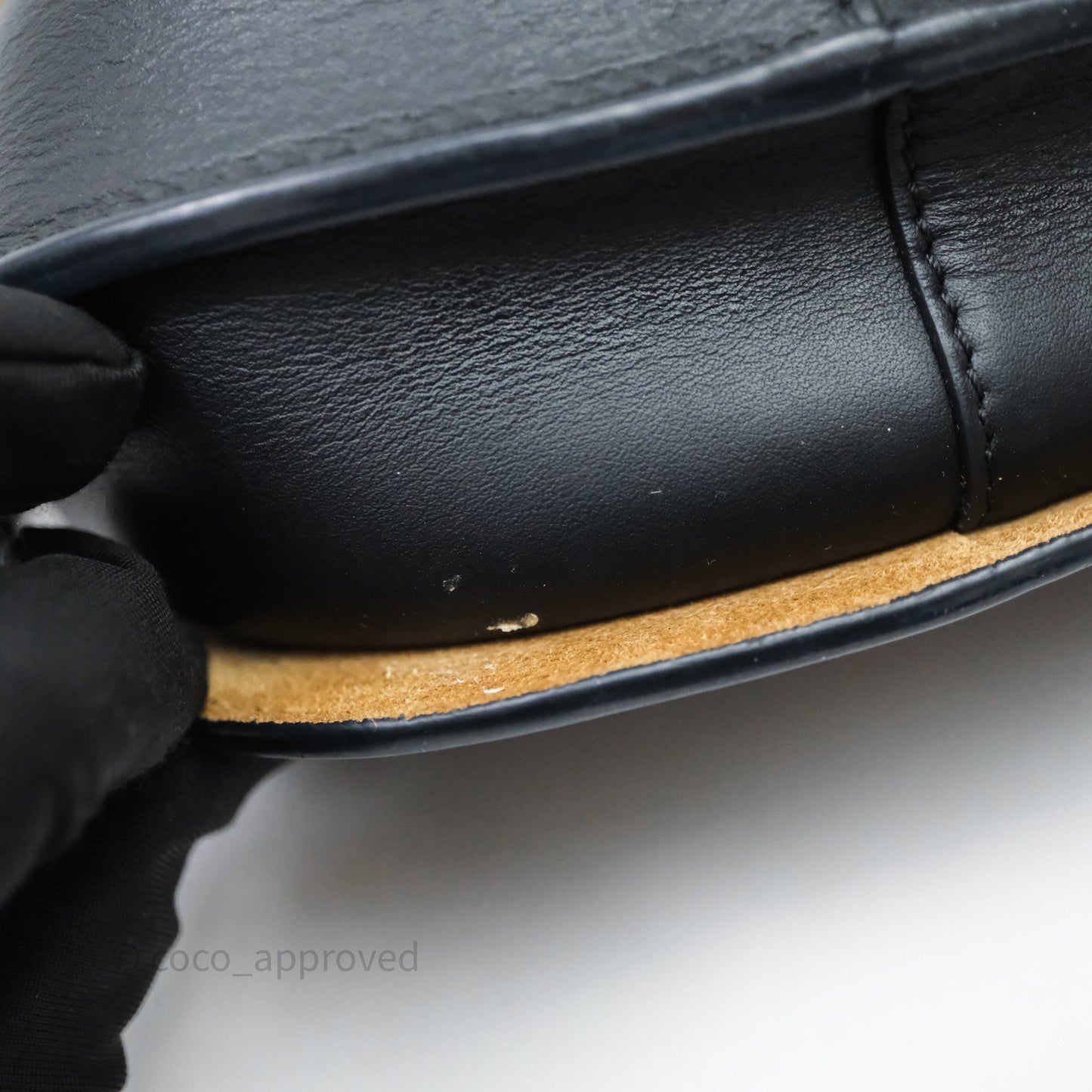 Loewe Mini Gate Dual Bag in Soft Calfskin & Jacquard Strap Black