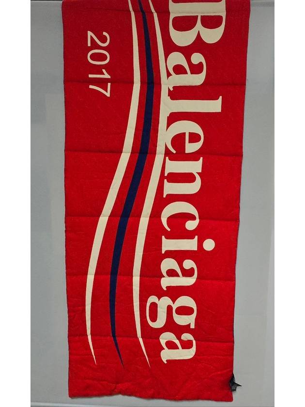 Luxury Balenciaga Wave logo muffler