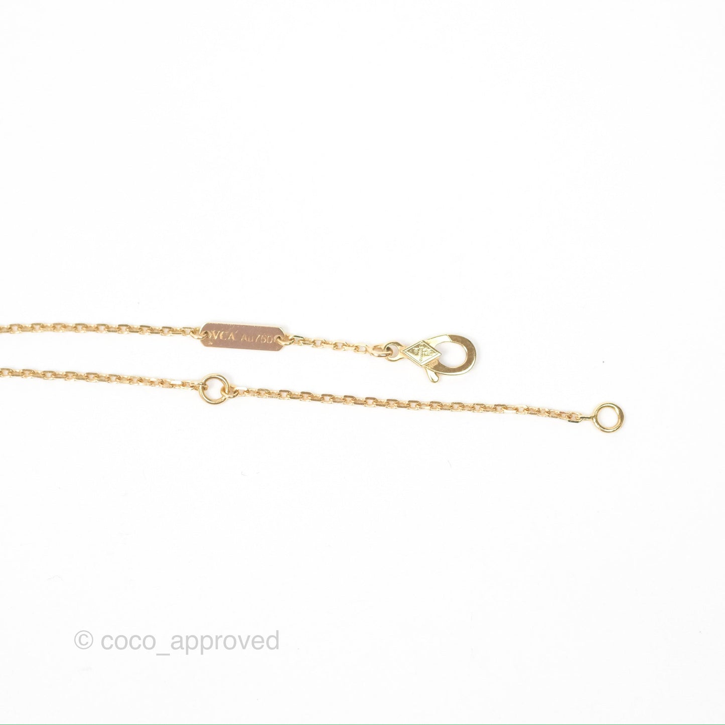 Van Cleef & Arpels Vintage Alhambra Pendant White Mother-of-pearl Yellow Gold