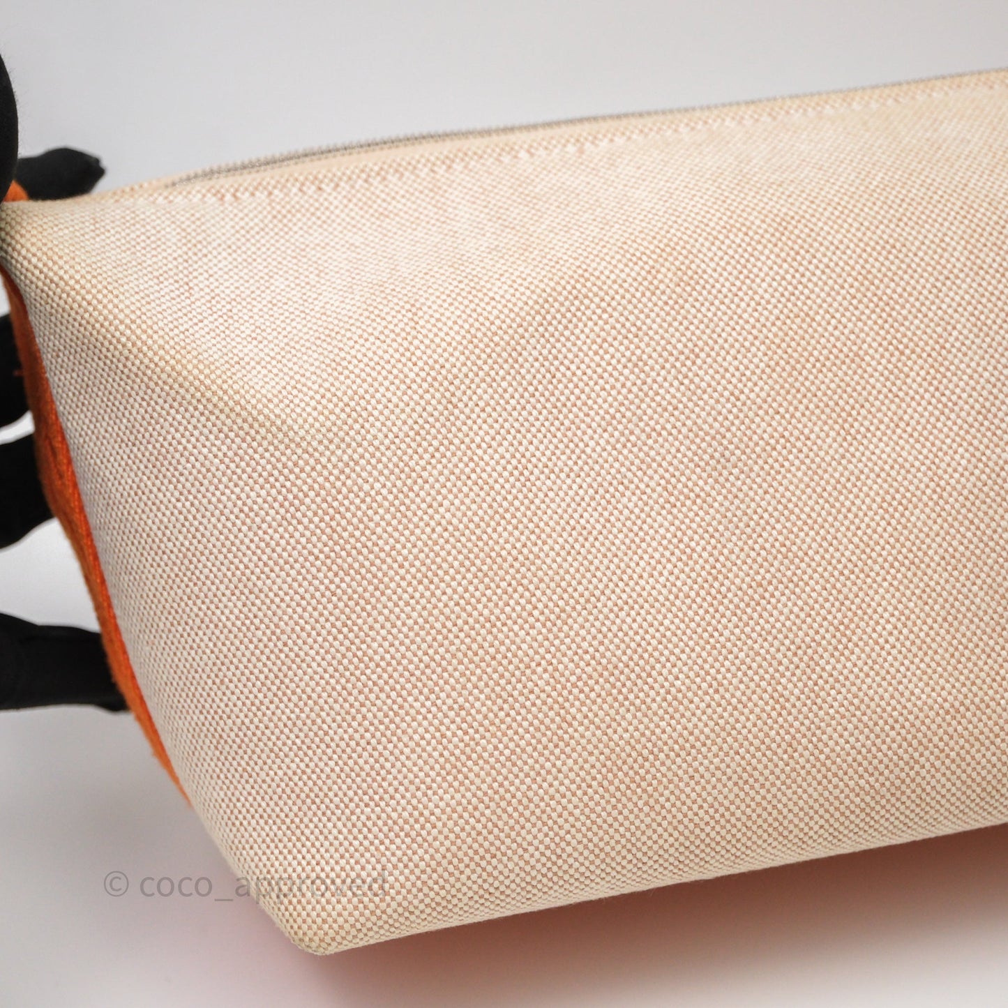 Hermès Small Bride-A-Brac Natural Orange Canvas