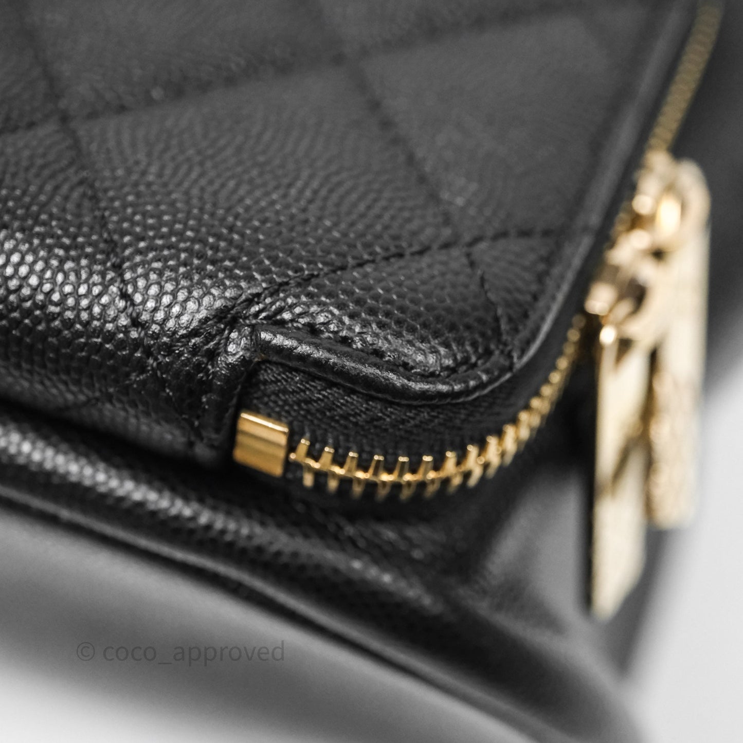 Chanel Quilted Business Affinity Backpack Black Caviar Gold Hardware