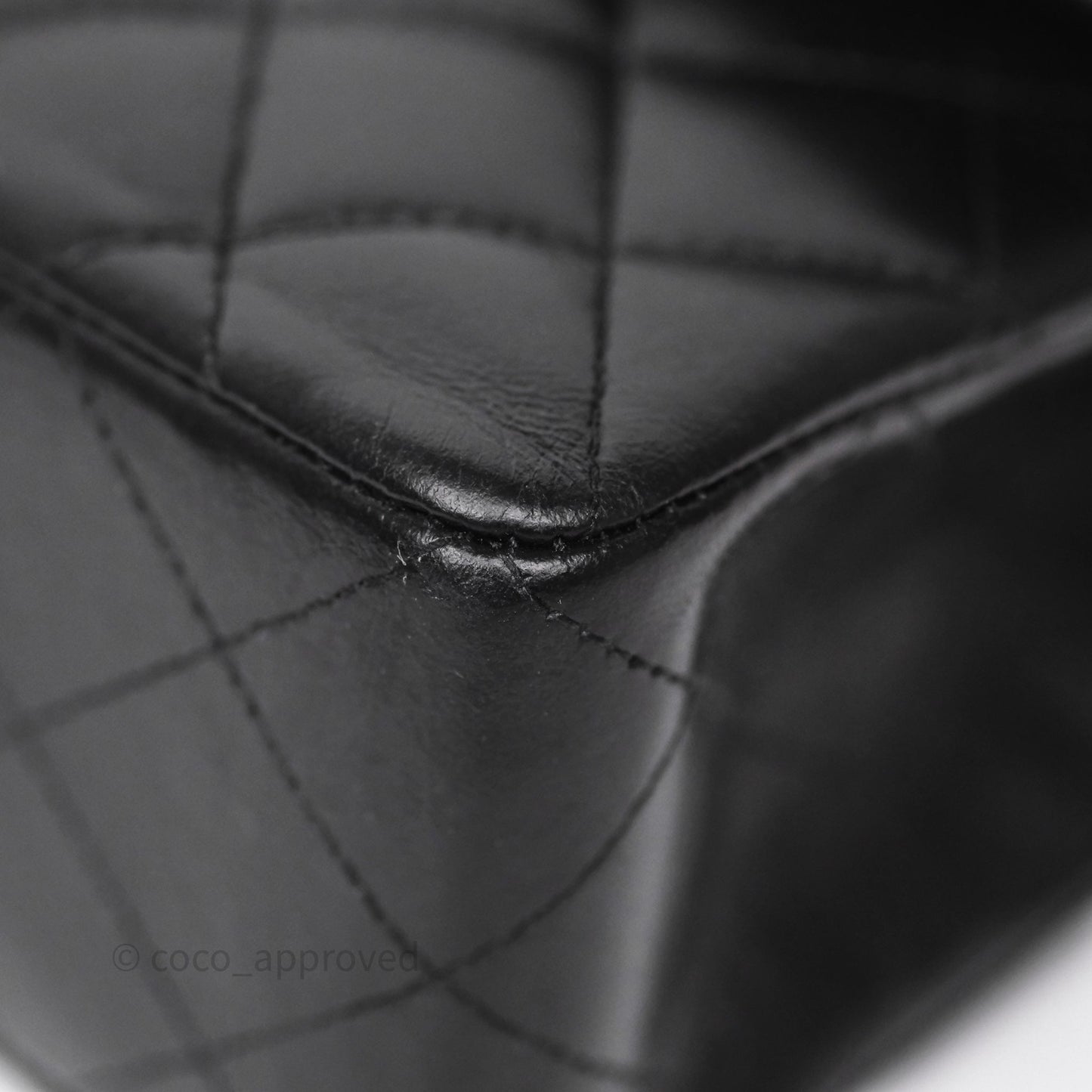 Chanel Small Classic Flap Quilted Black Lambskin Gold Hardware