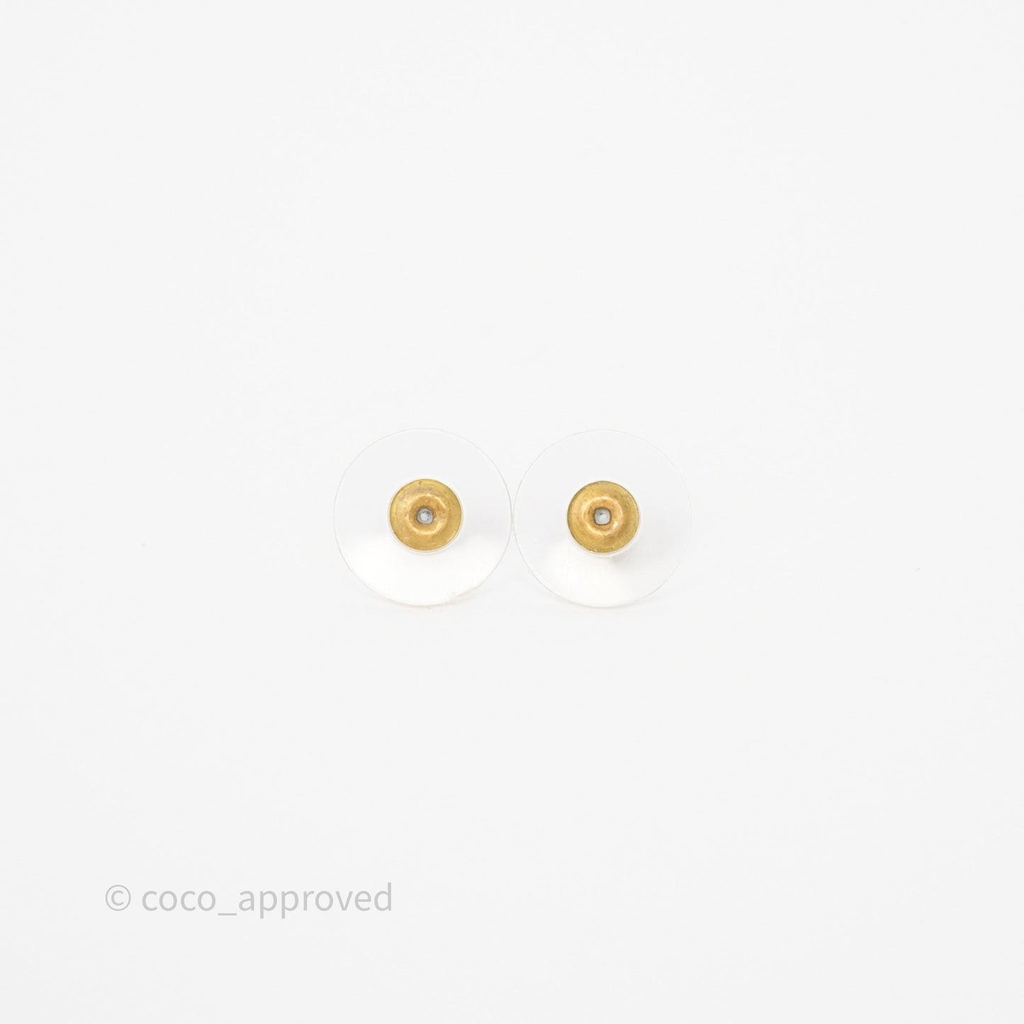 Chanel CC Pink Bead Heart Pearl Crystal CC Drop Earrings Gold Tone 21B