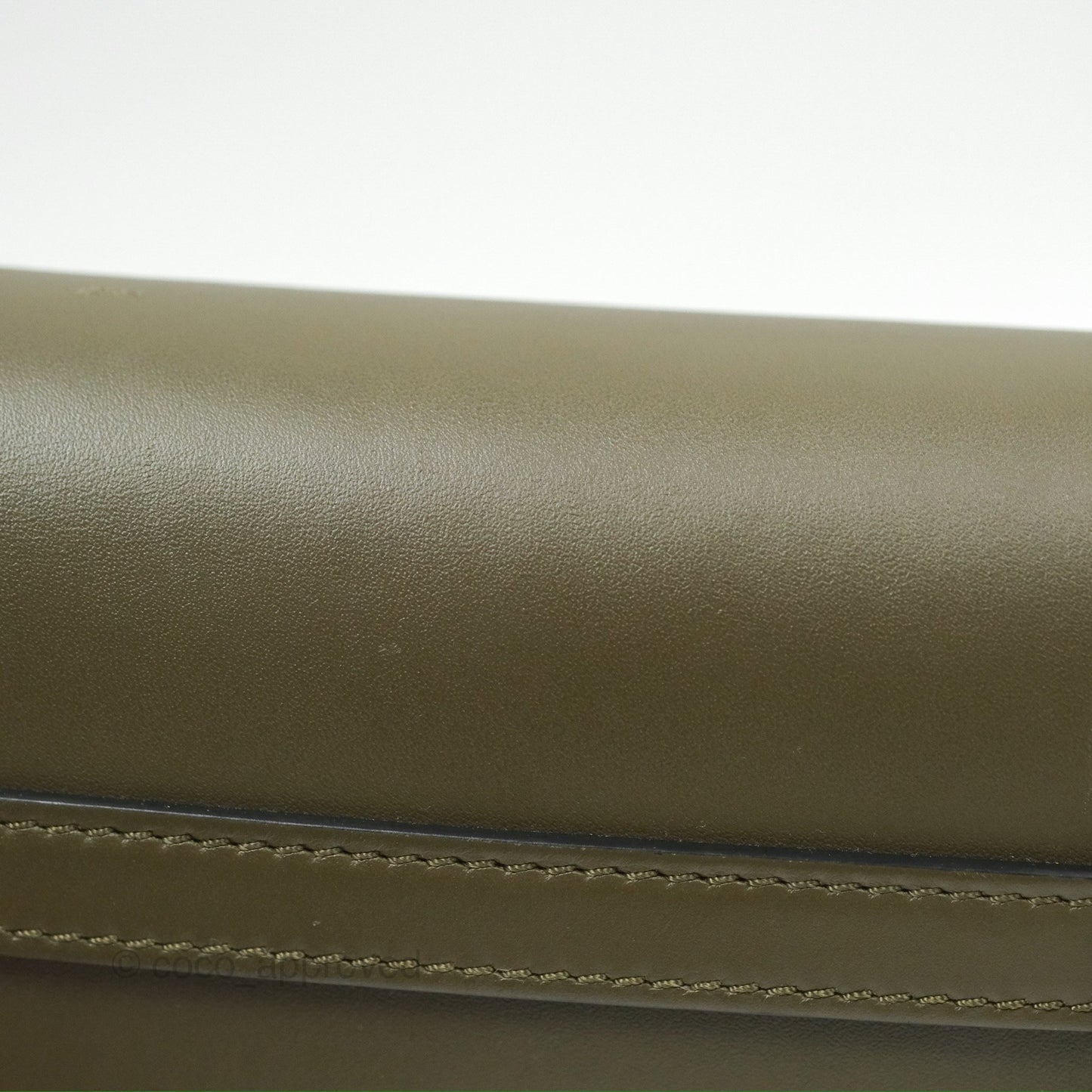 Loewe Mini Gate Dual Bag Soft Calfskin & Jacquard Strap Autumn Green