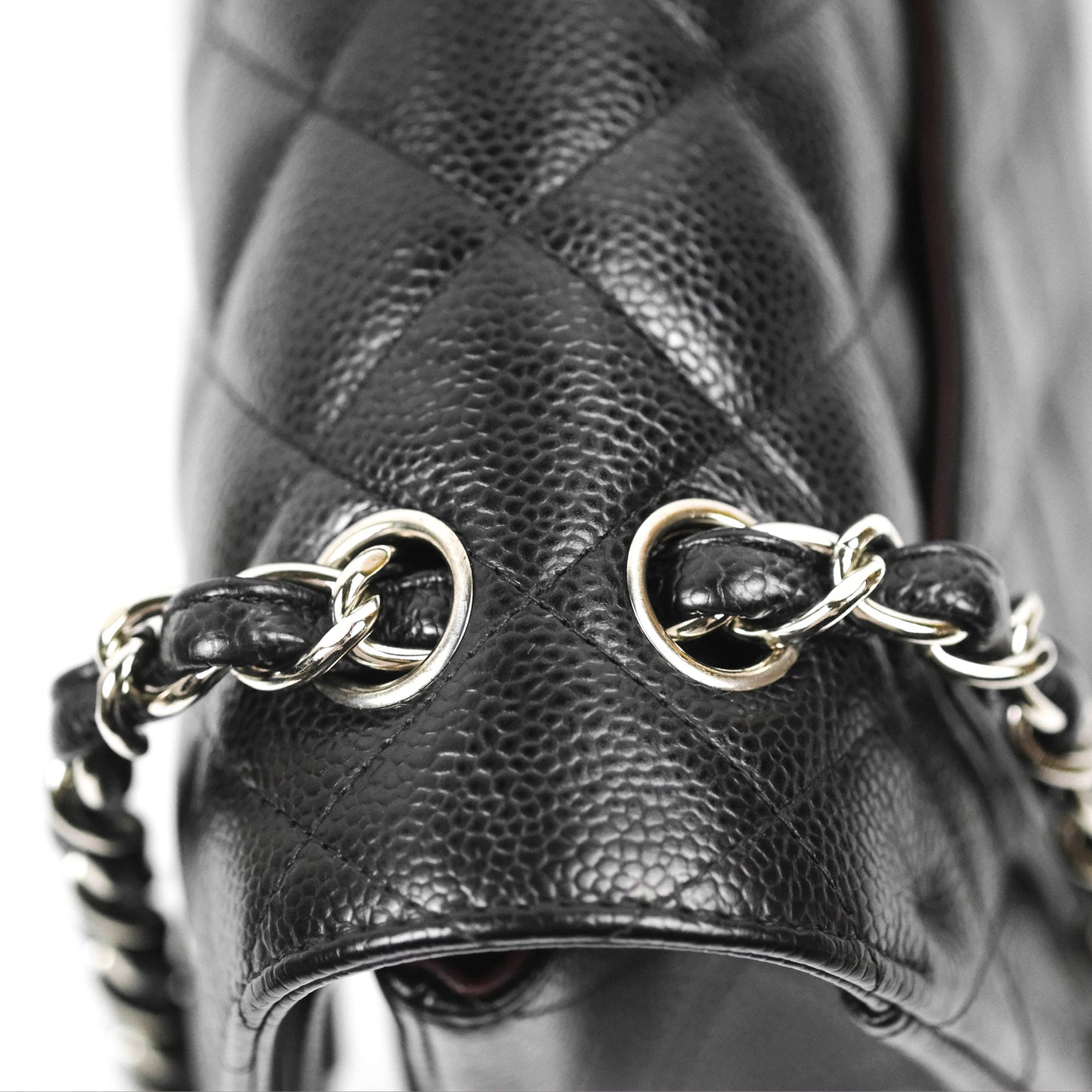 Chanel Jumbo Double Flap Black Caviar Silver Hardware⁣⁣