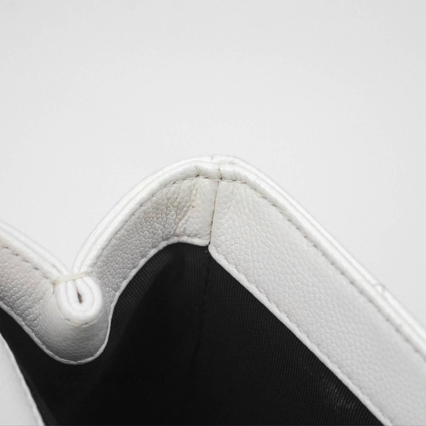 Chanel Quilted My Everything Medium Flap Bag White Caviar Incognito Hardware