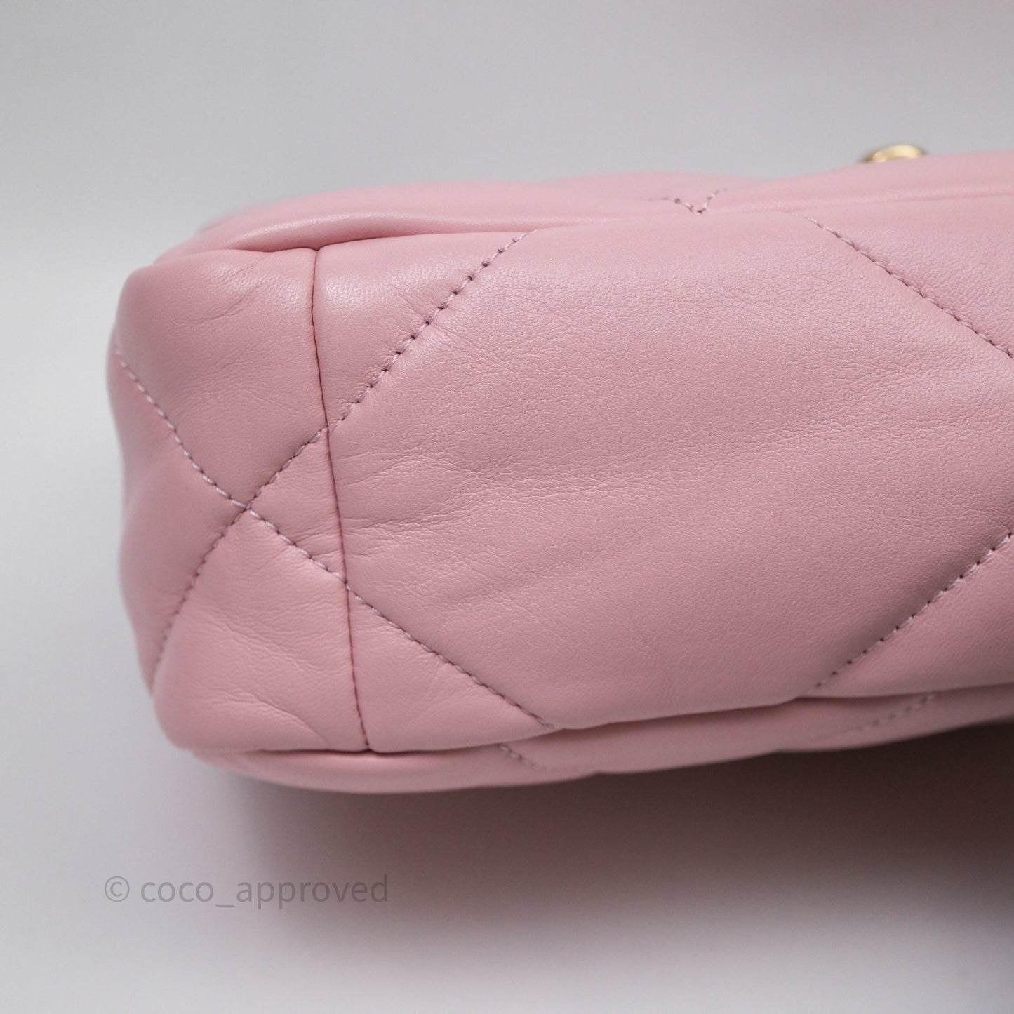 Chanel 19 Small Pink Lambskin Mixed Hardware