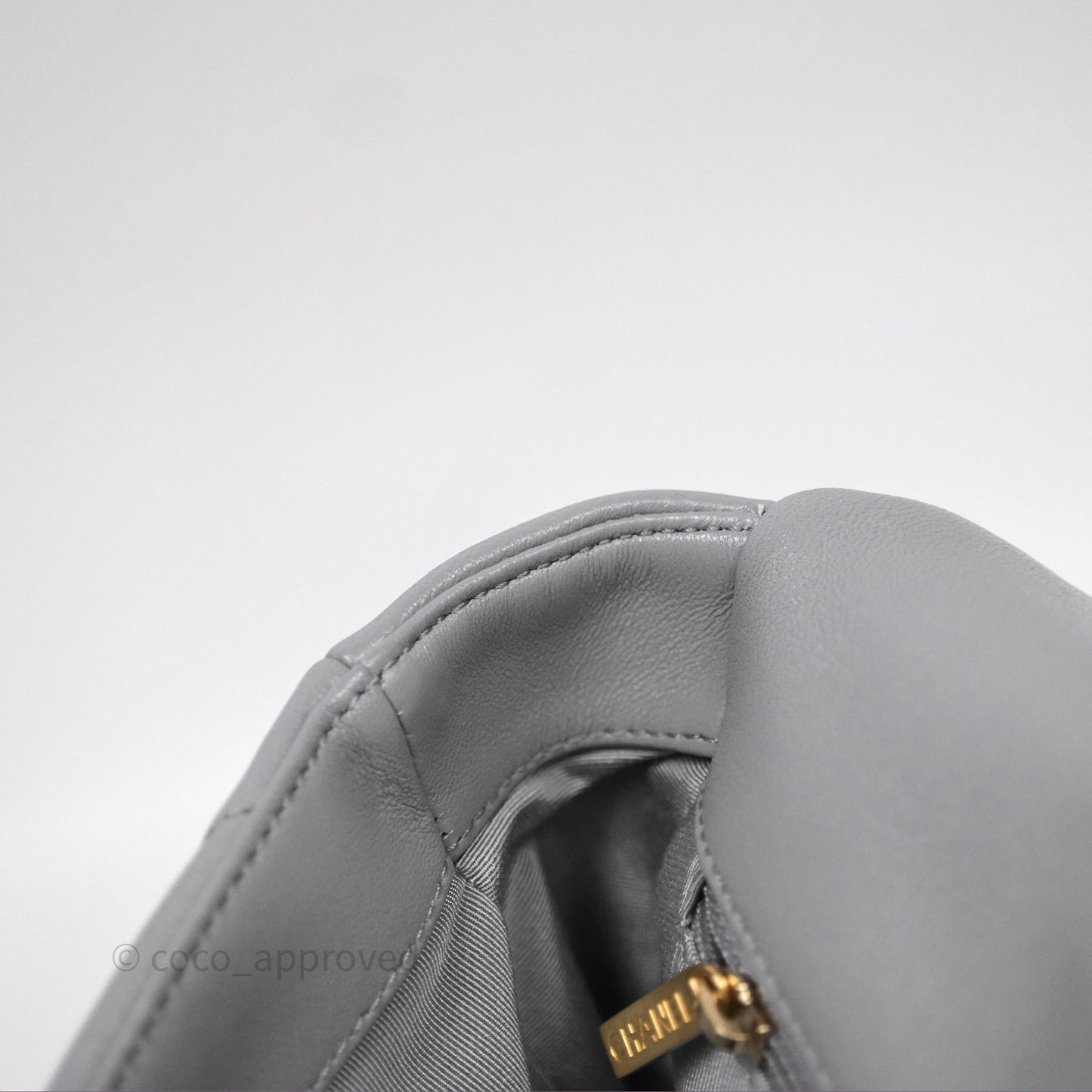 Chanel 19 Small Grey Mixed Hardware