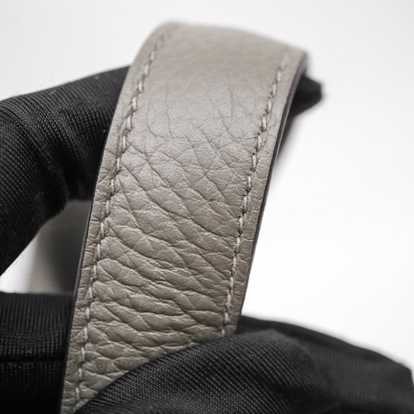 Hermès Picotin 18 Gris Meyer 0L Clemence Gold Hardware