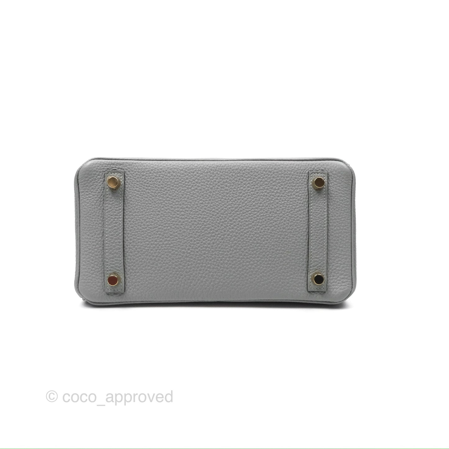 Hermès Birkin 25 Retourne Gris Mouette 4Z Togo Gold Hardware
