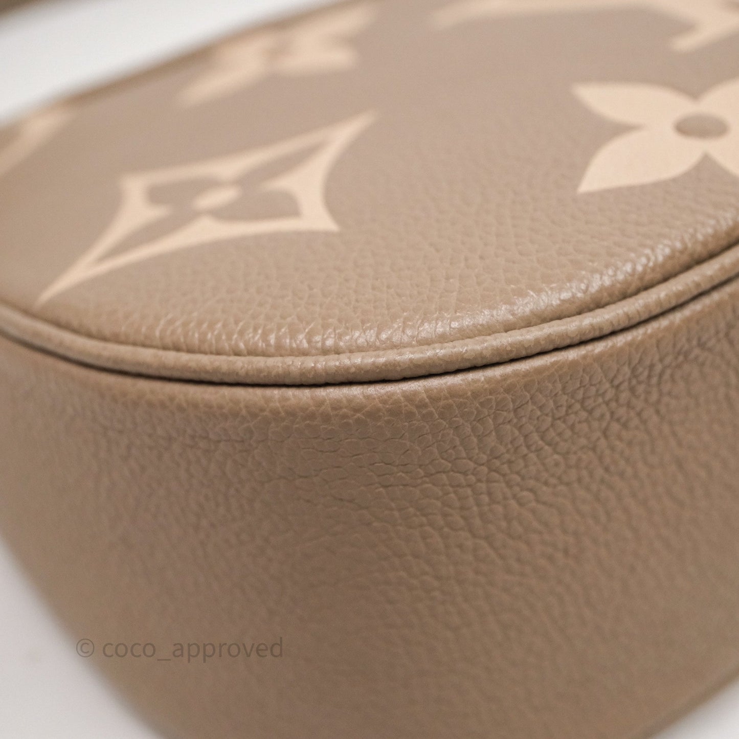 Louis Vuitton Bagatelle Bag Monogram Empreinte Beige