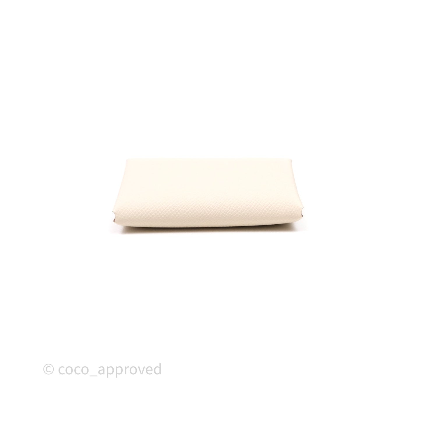 Hermès Calvi Duo Compact Card Holder Beton 8L Epsom
