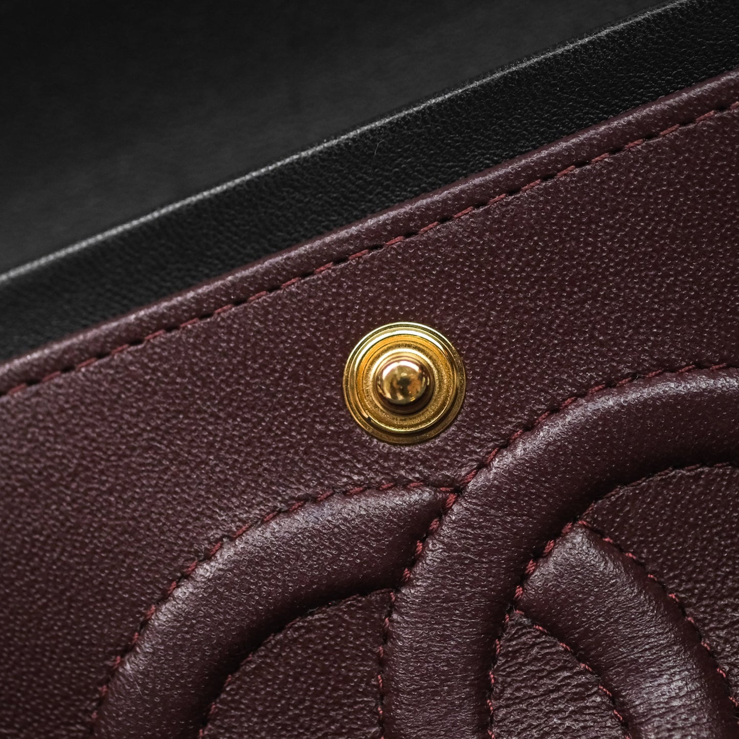 Chanel Classic M/L Medium Flap Quilted Black Lambskin Gold Hardware