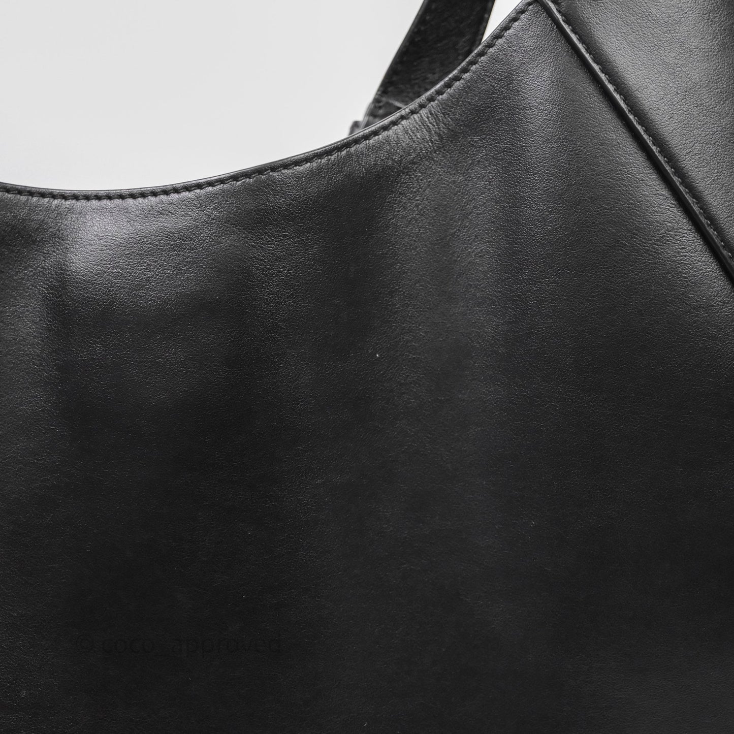 Prada Hobo Black Leather Shoulder Bag