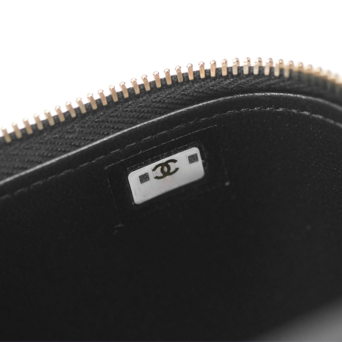 Chanel Vanity Rectangular with Top Handle Black Lambskin Aged Gold Hardware
