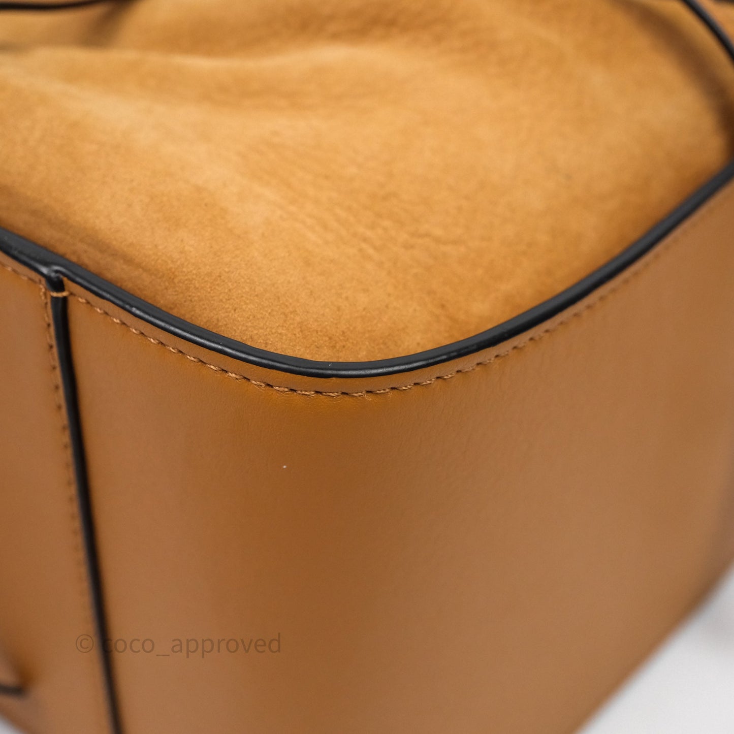 Loewe Small Hammock Drawstring Light Caramel Calfskin