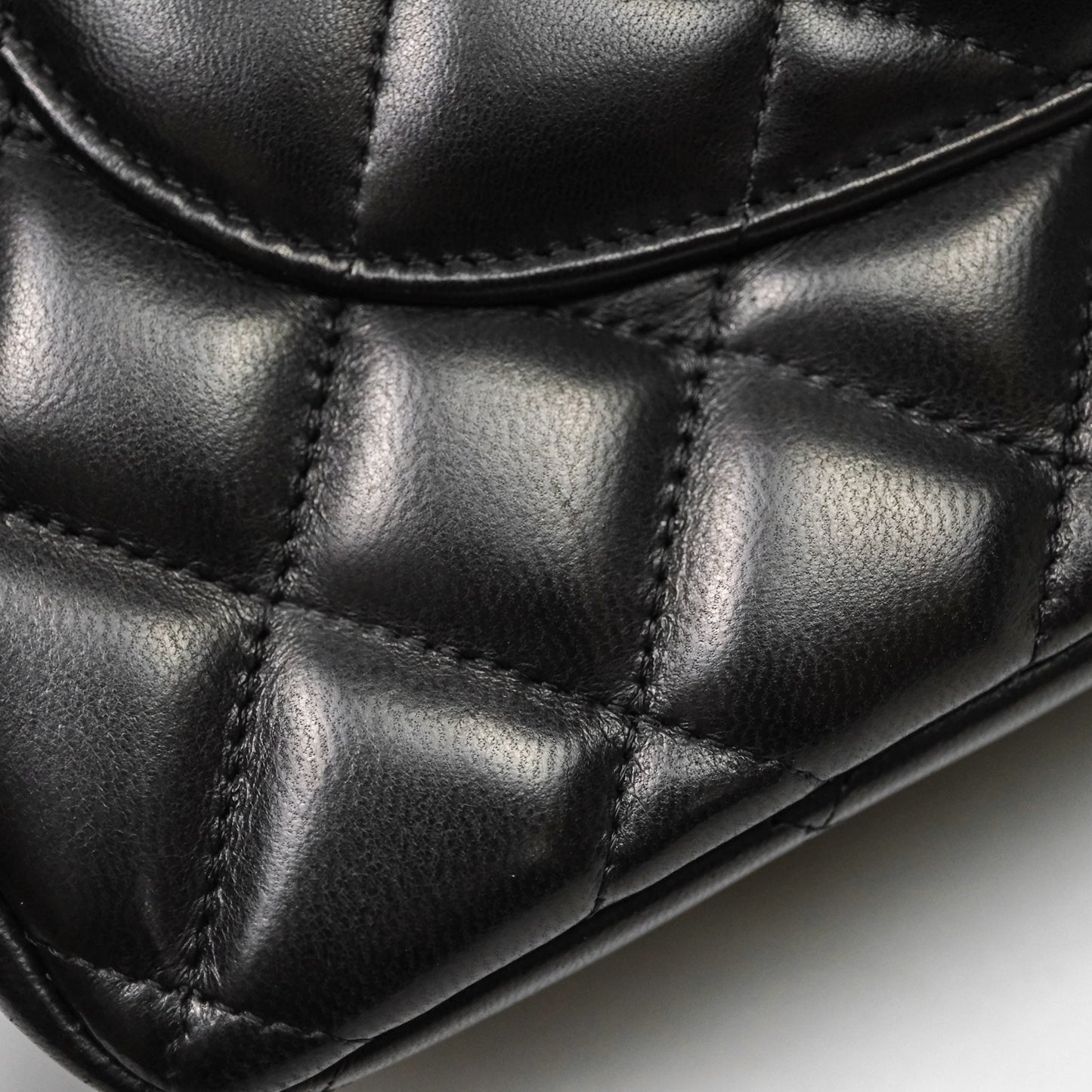 Chanel Jumbo Double Flap Quilted Black Lambskin Gold Hardware⁣⁣