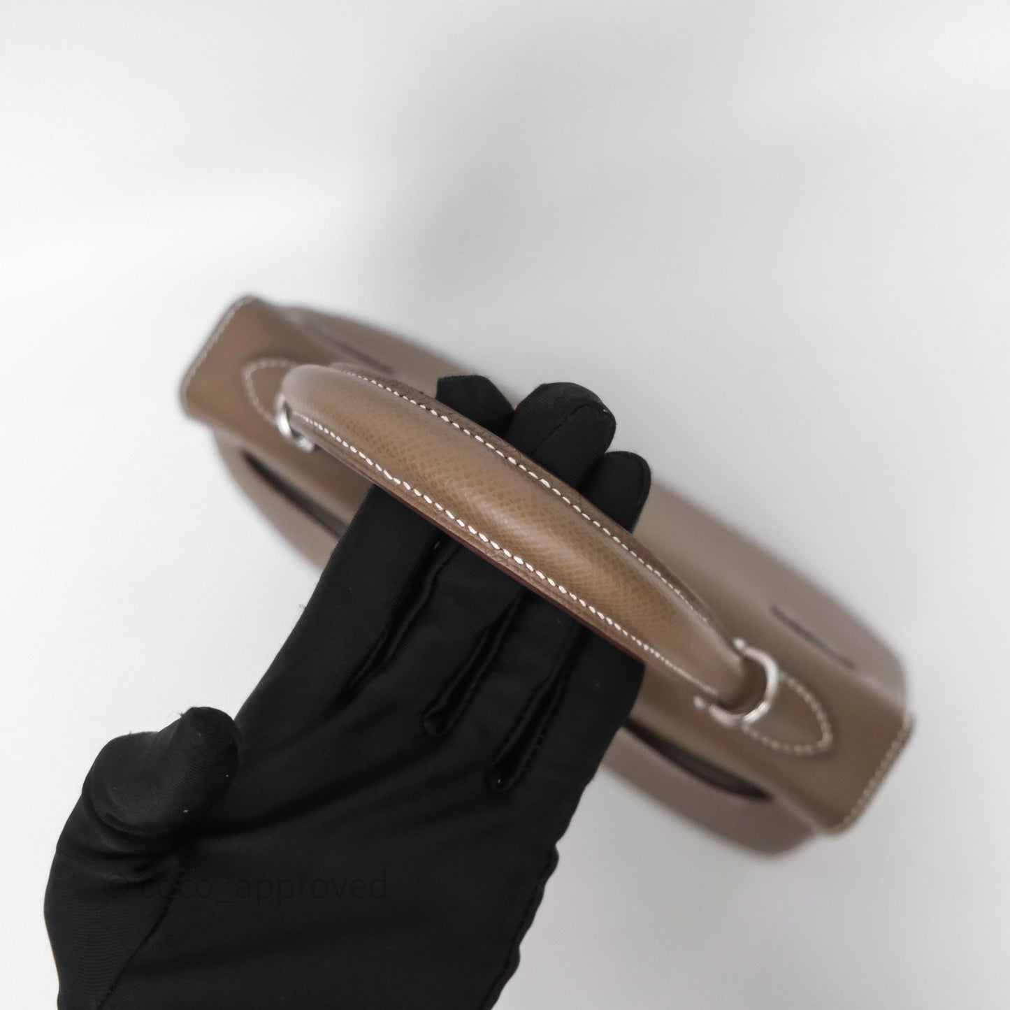 Hermes Kelly 25 Etoupe 18 Palladium Hardware