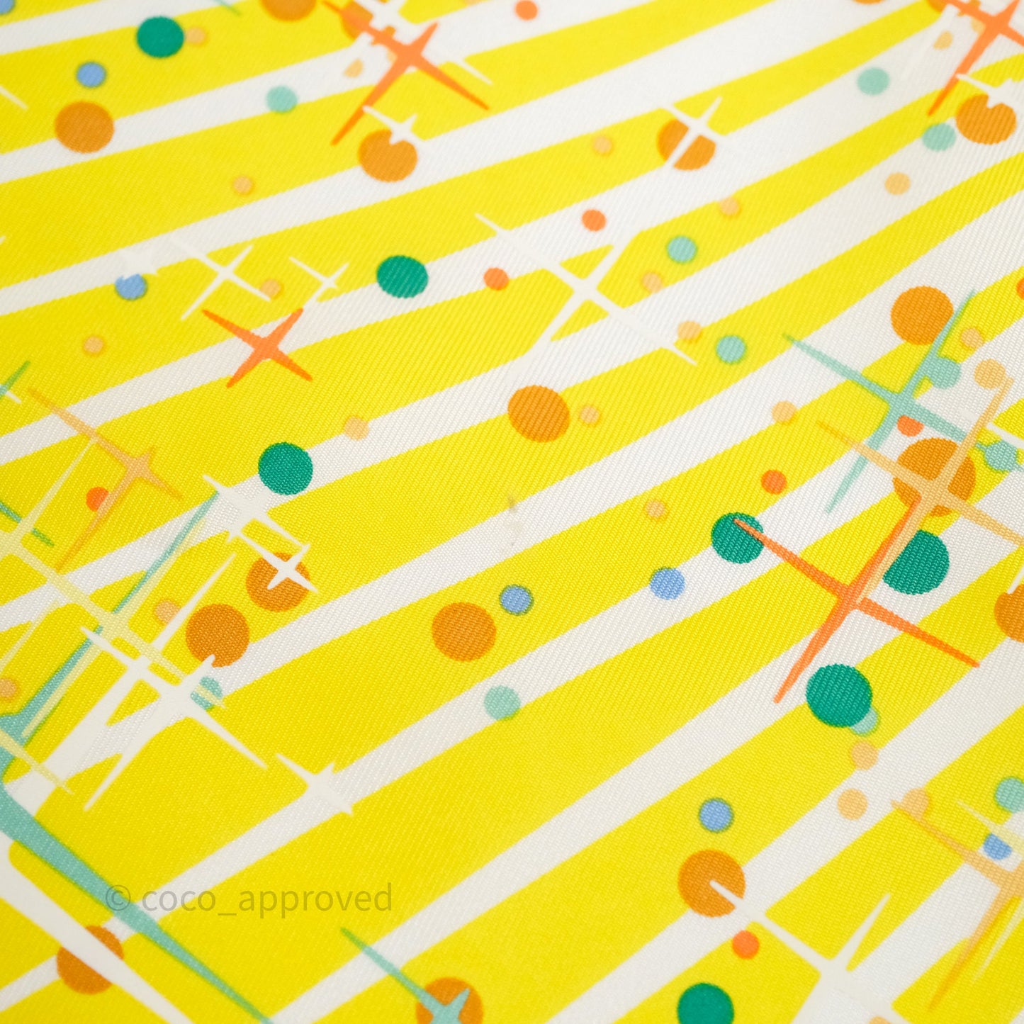 Hermes Magic Kelly Scarf Yellow 90