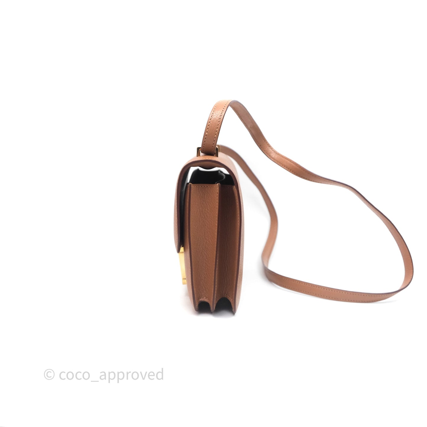 Hermès Constance Mini Quebracho Chevre Gold Hardware