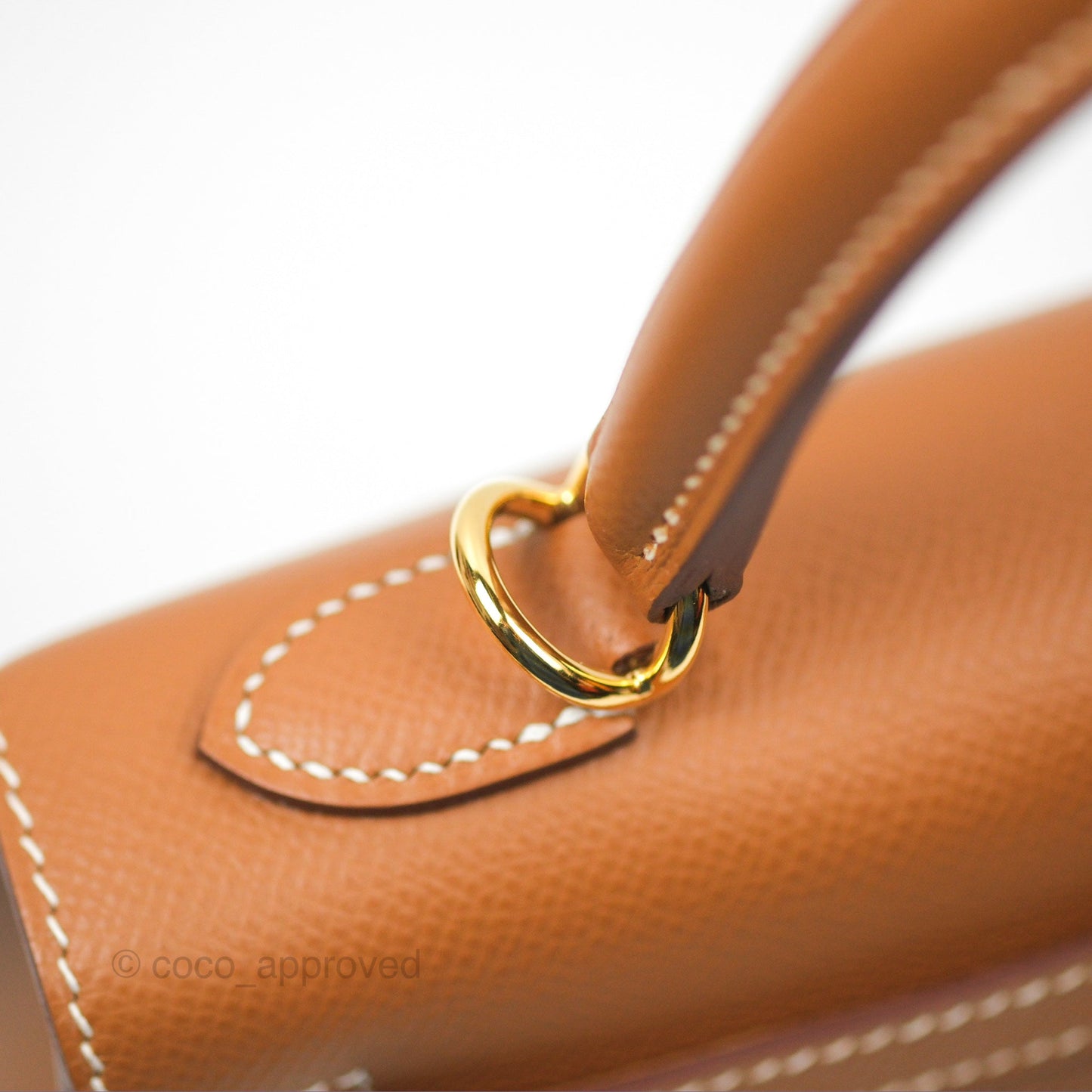 Hermès Kelly 25 Sellier Gold Epsom Gold Hardware