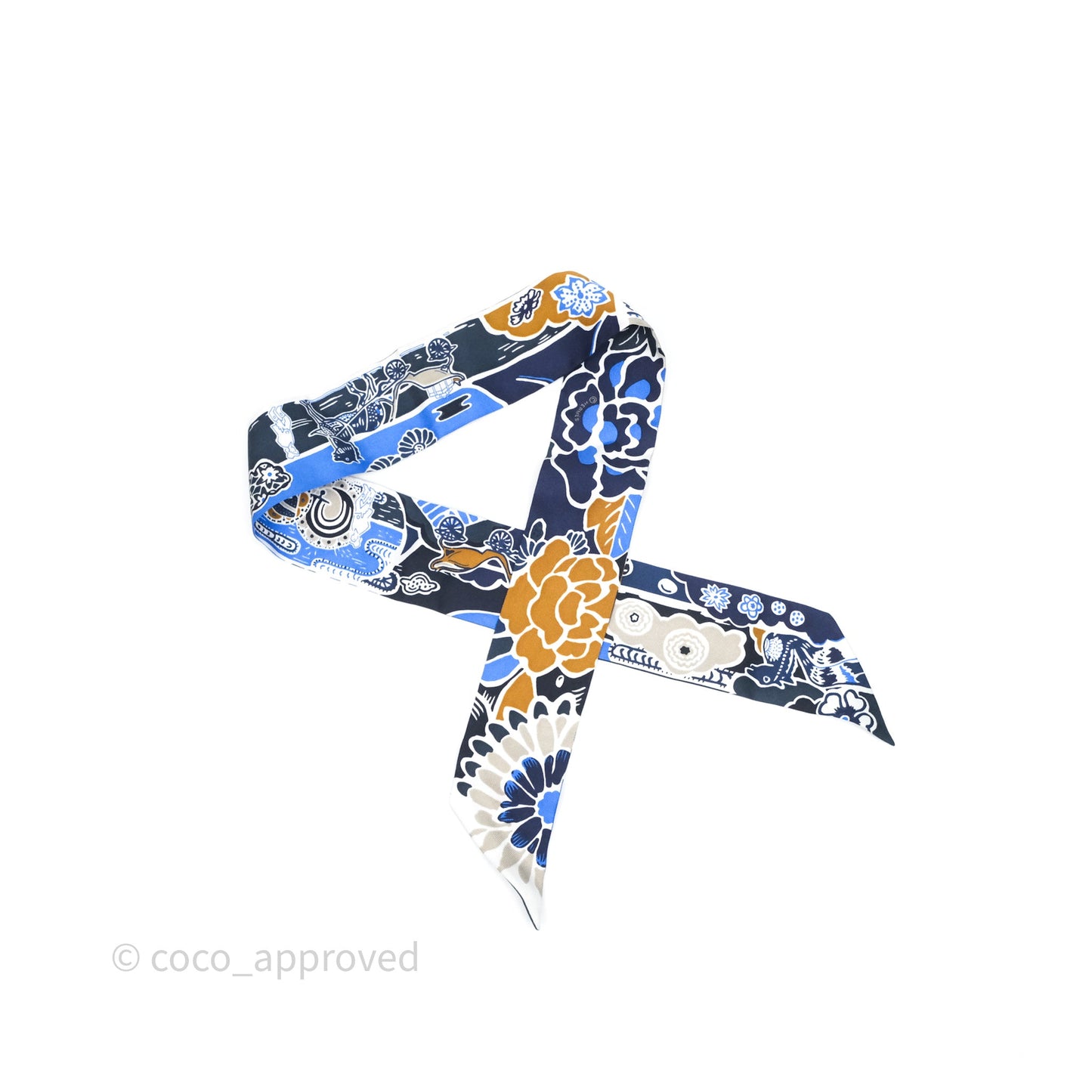 Hermès Silk Bingata Twilly